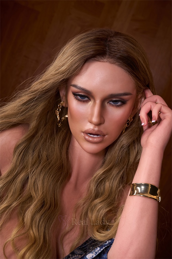 RealLady | Nina -5ft 6/168cm Silky Cream Skin Silicone Sex Doll, ROS MAX Head R3