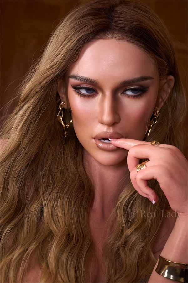 RealLady | Nina -5ft 6/168cm Silky Cream Skin Silicone Sex Doll, ROS MAX Head R3