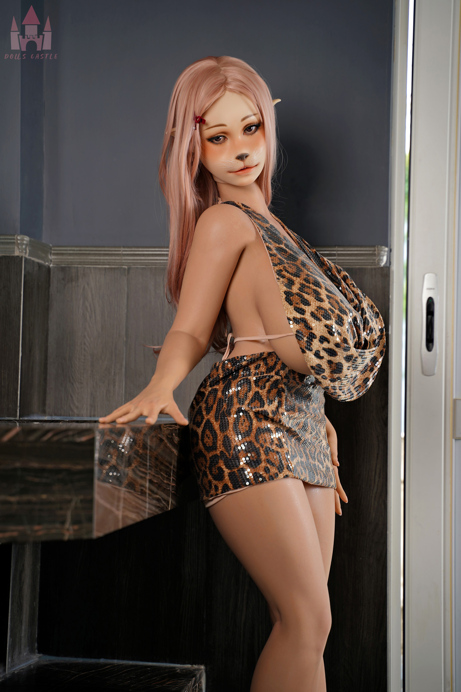 Dolls Castle | Celestine - 4ft 11/150cm N-Cup Silicone Sex Doll With Furry Face