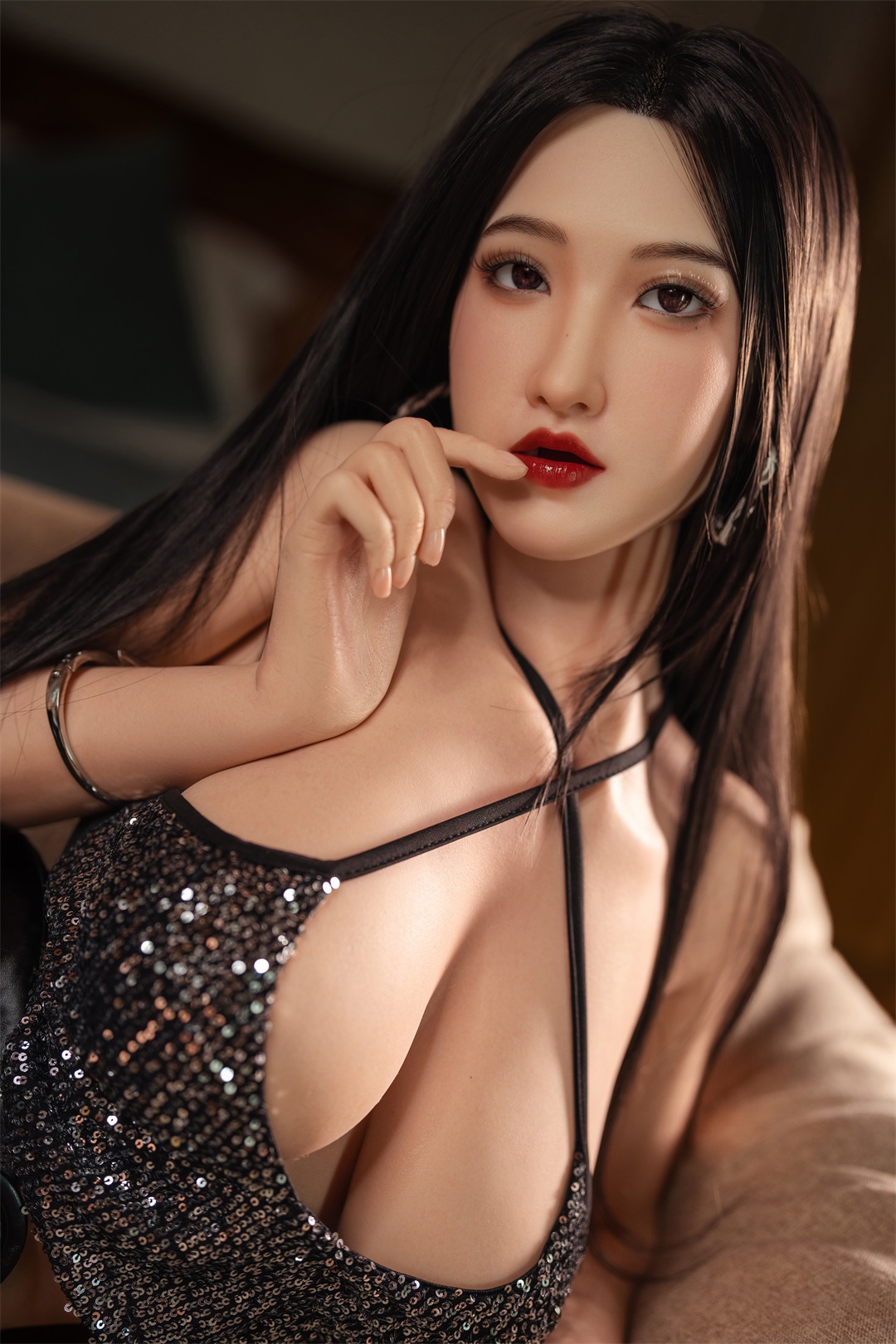 Orange In丨Sue-5ft 6/168cm Movable Jaw Silicone Sex Doll