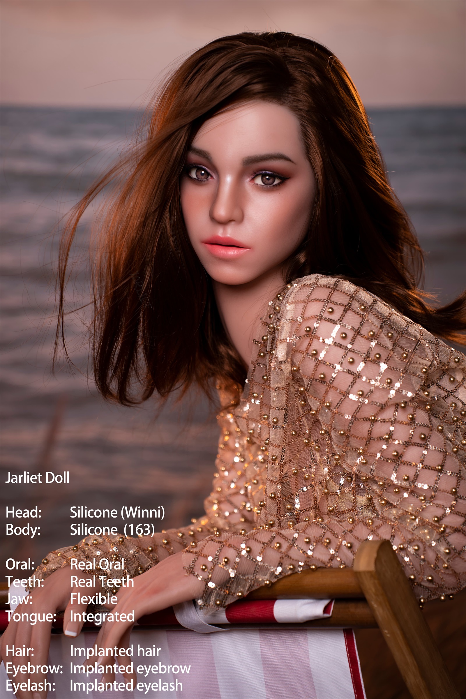 Jarliet | Winni -5ft 3/163cm ROS Head Full Silicone Sex Doll