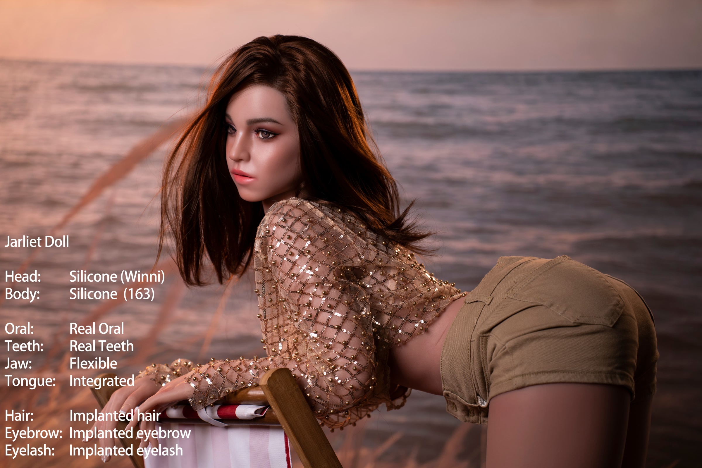 Jarliet | Winni -5ft 3/163cm ROS Head Full Silicone Sex Doll