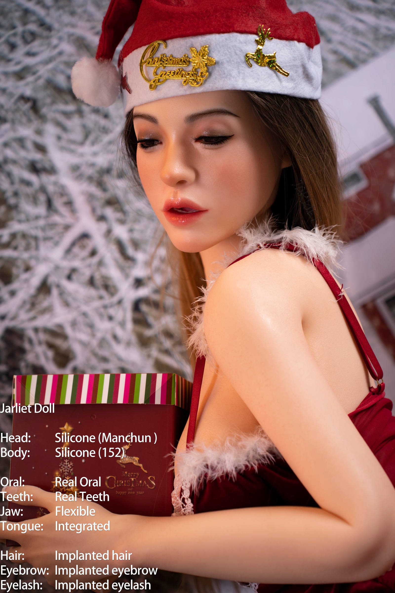 Jarliet | Manchun -5ft /152cm ROS Head Full Silicone Christmas Sex Doll