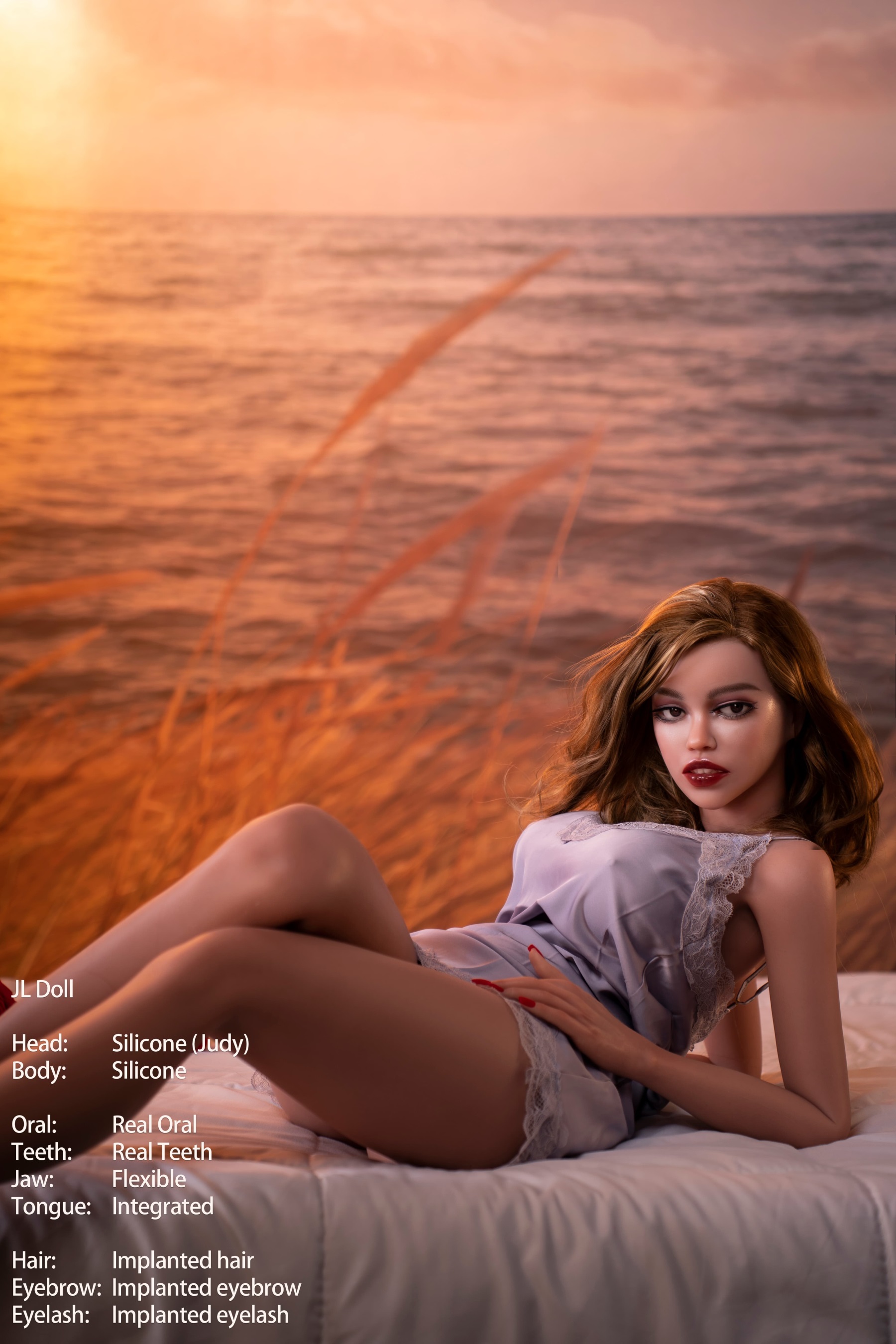 Jarliet | Judy -4ft 10/148cm ROS Head Full Silicone Sex Doll