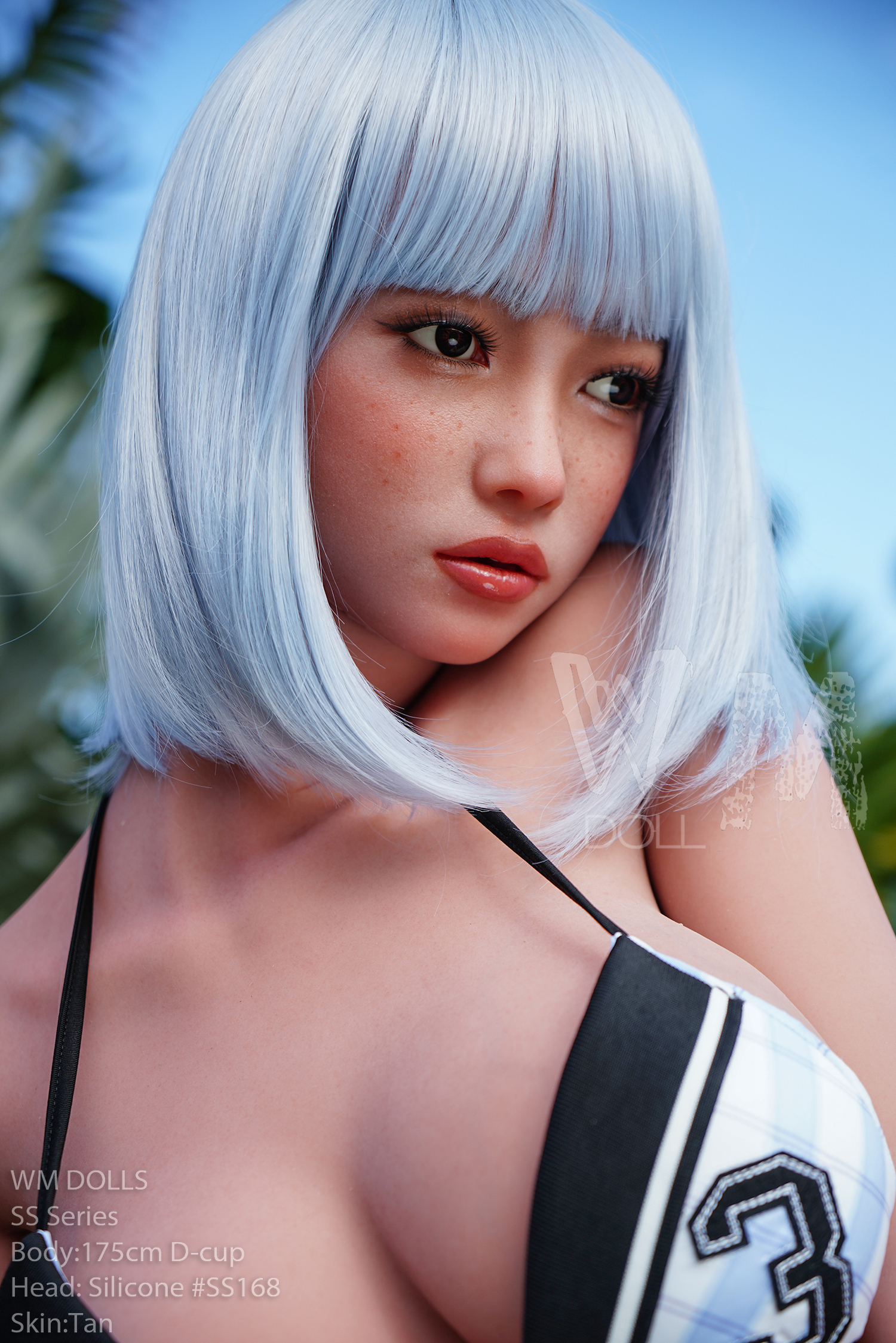 WM | Ivy -175cm (5ft9) D-Cup ROS Silicone Head Sex Doll SS168