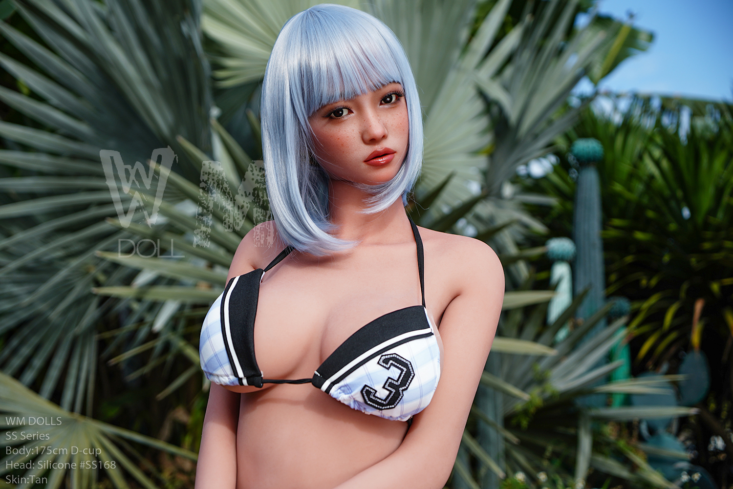WM | Ivy -175cm (5ft9) D-Cup ROS Silicone Head Sex Doll SS168