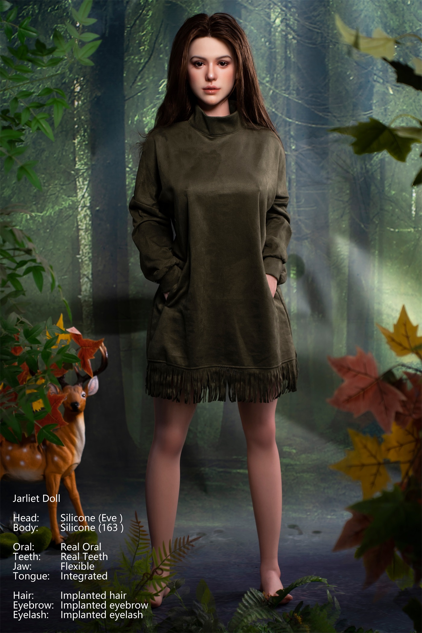 Jarliet | Eve -5ft 3/163cm ROS Head Full Silicone Sex Doll