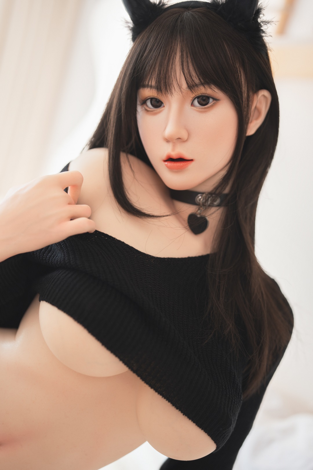 Top Fire丨Rylee - 5ft 1/158cm D-cup Asian Movable Jaw Silicone Sex Doll