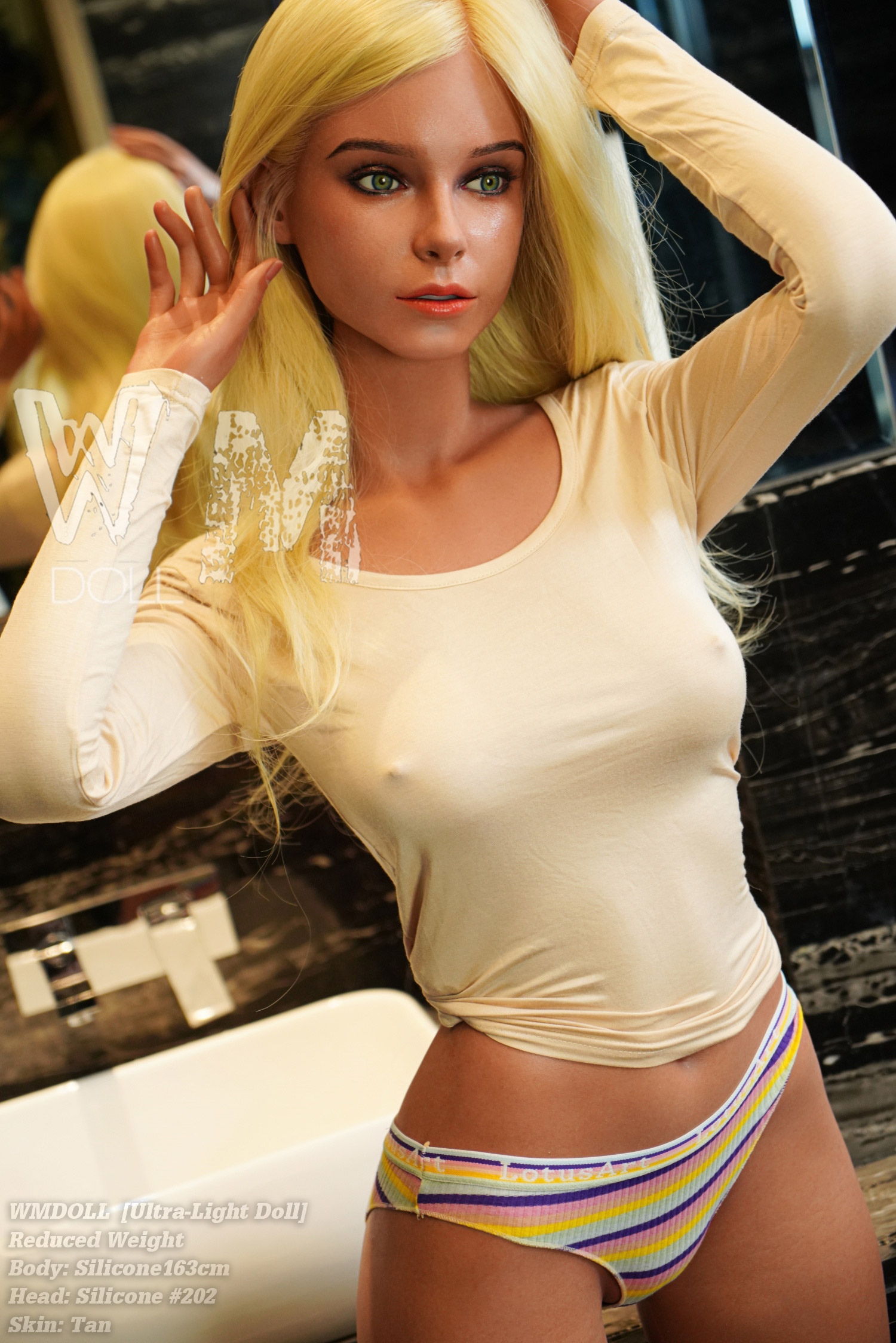 WM | Lillian(#202) -5ft 4/163cm Ultra-Light Silicone Sex Doll