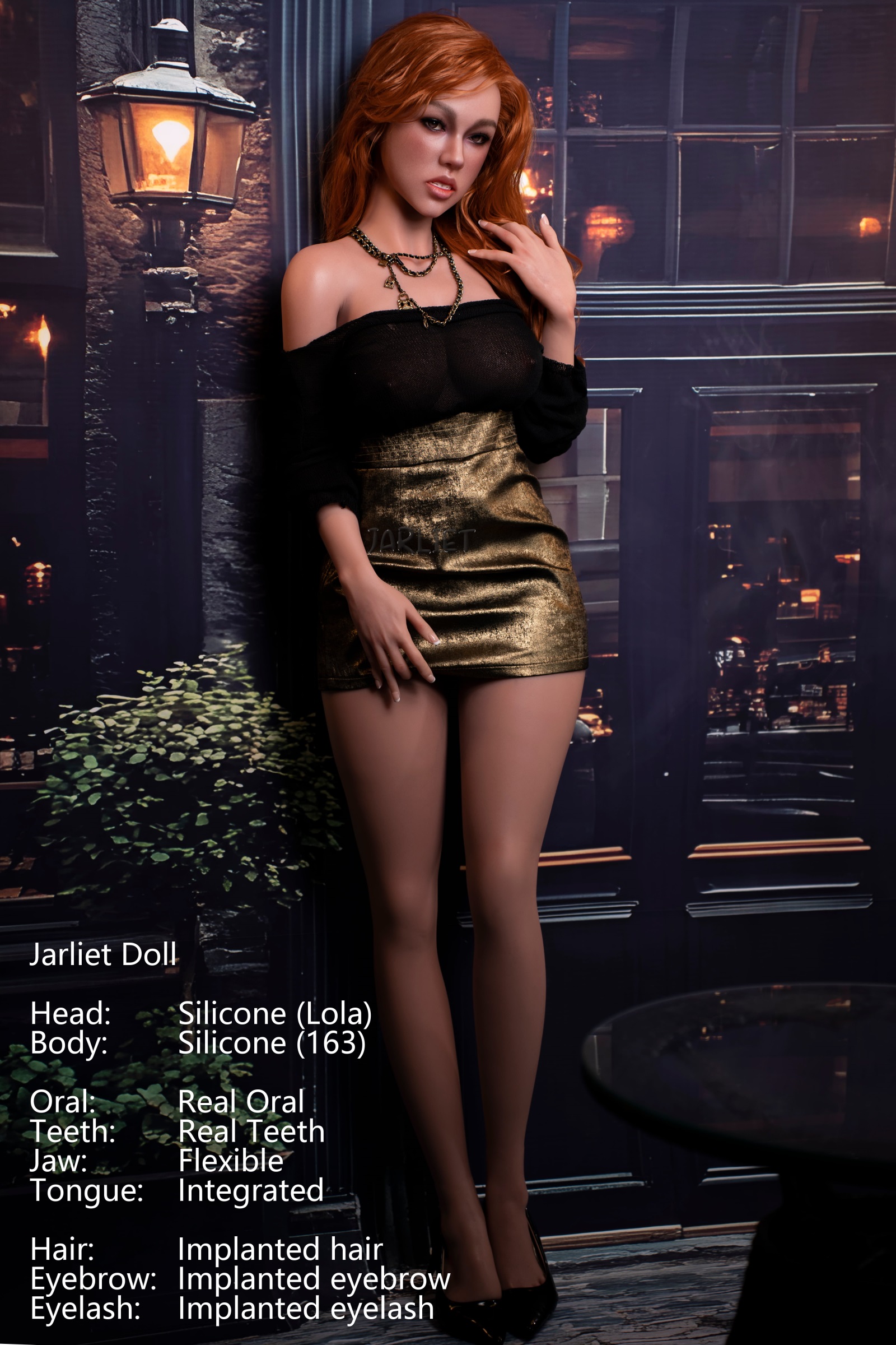 Jarliet | Lola -5ft 3/163cm ROS Head Full Silicone Sex Doll