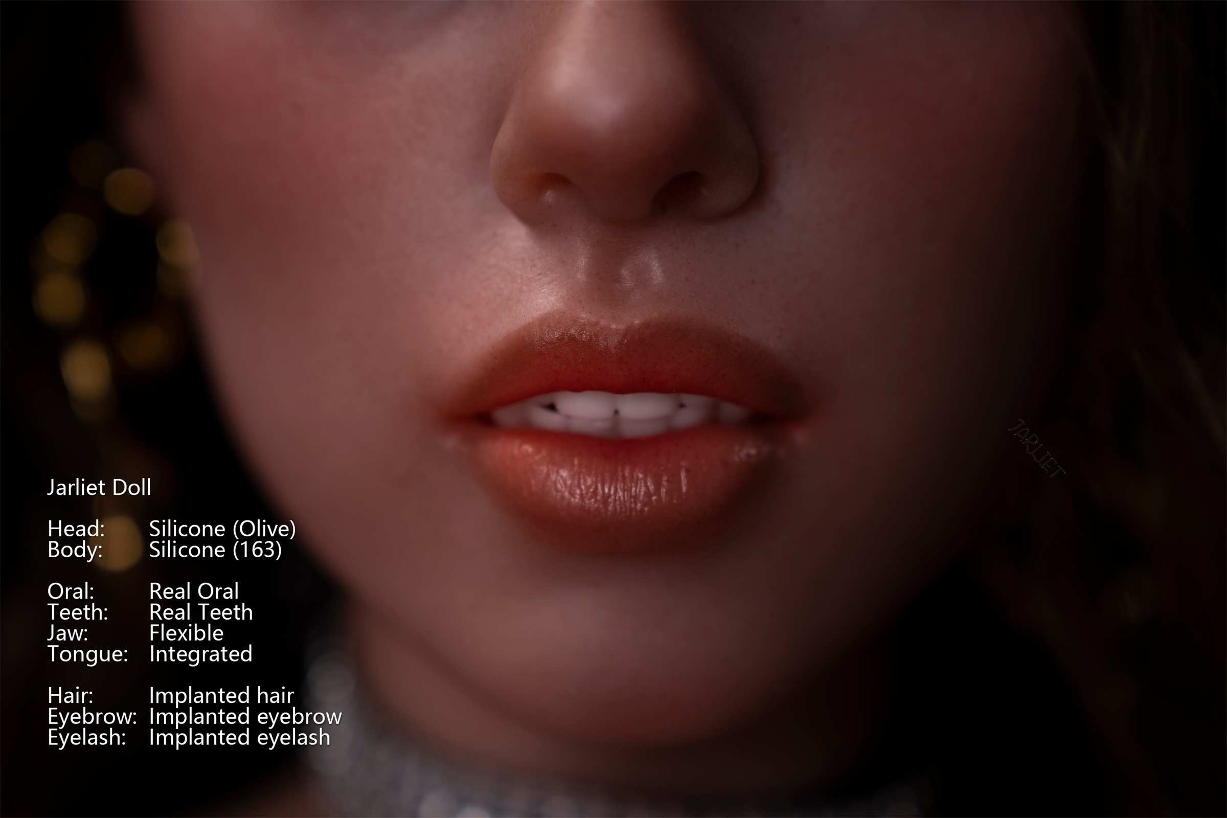 Jarliet | Olive -5ft 3/163cm ROS Head Full Silicone Sex Doll