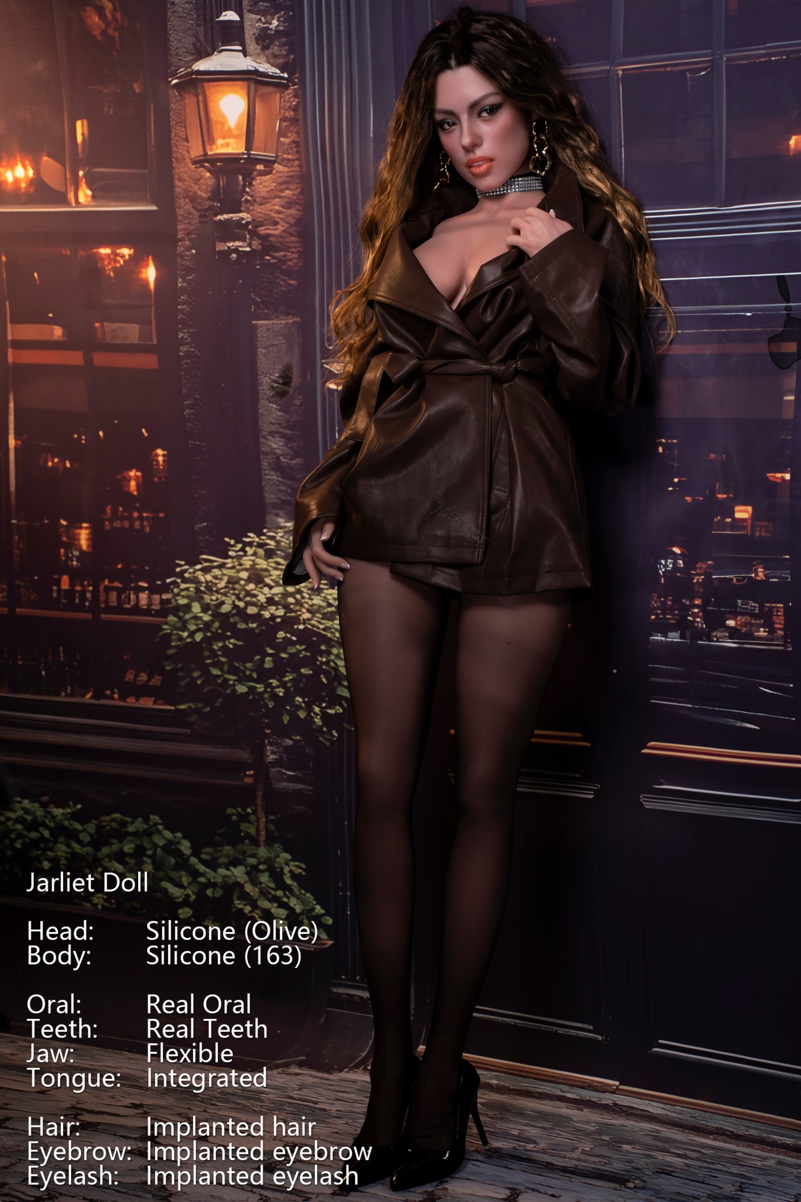 Jarliet | Olive -5ft 3/163cm ROS Head Full Silicone Sex Doll