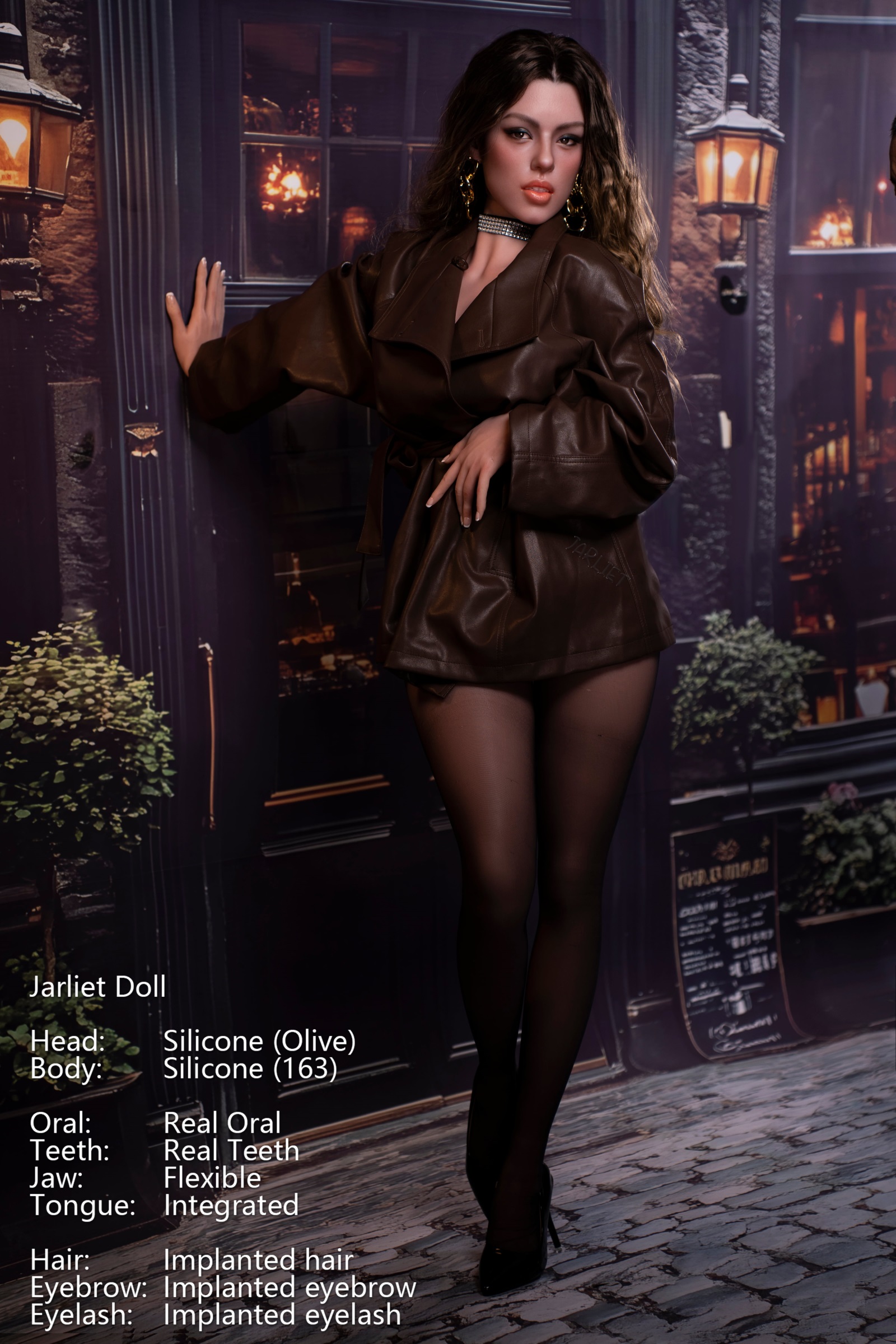 Jarliet | Olive -5ft 3/163cm ROS Head Full Silicone Sex Doll