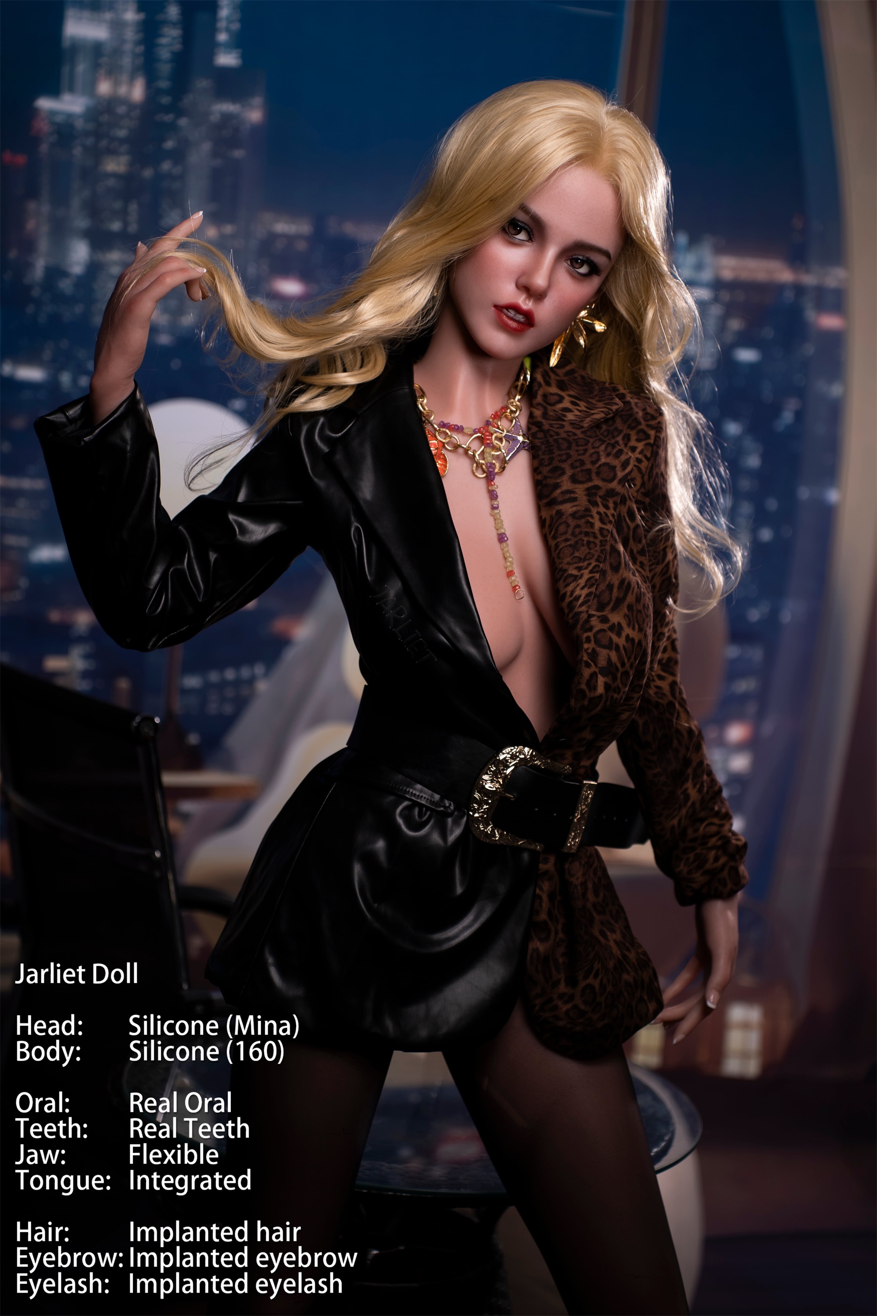 Jarliet | Mina -5ft 3/160cm Light Tan ROS Full Silicone Blonde Sex Doll