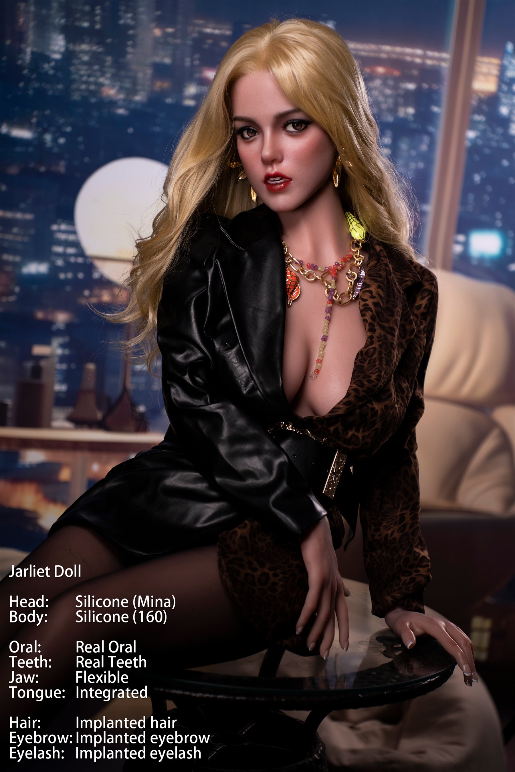 Jarliet | Mina -5ft 3/160cm Light Tan ROS Full Silicone Blonde Sex Doll