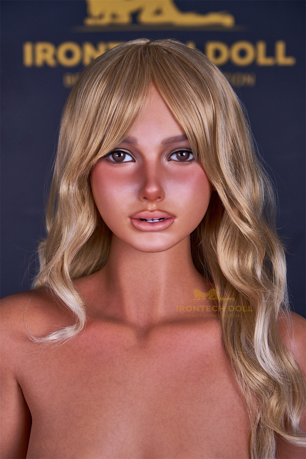 Irontech | Luna -5ft 6/168cm Dark Tanned Silicone Sex Doll, ROS MAX Head S17