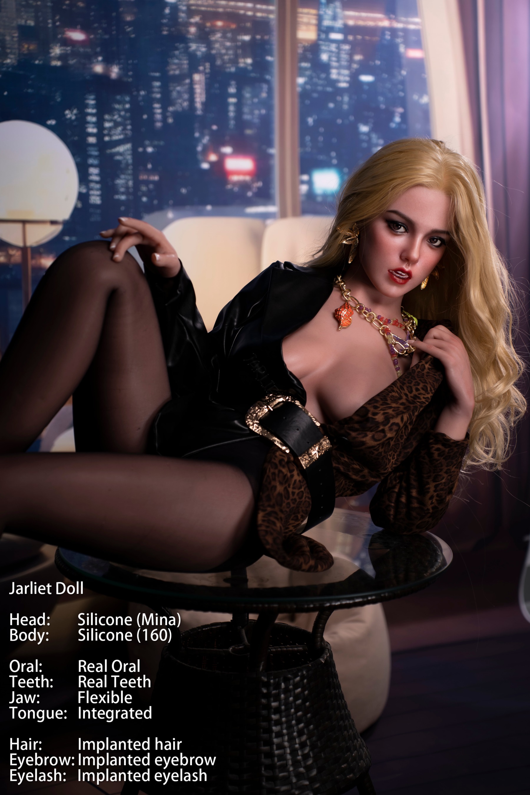 Jarliet | Mina -5ft 3/160cm Light Tan ROS Full Silicone Blonde Sex Doll