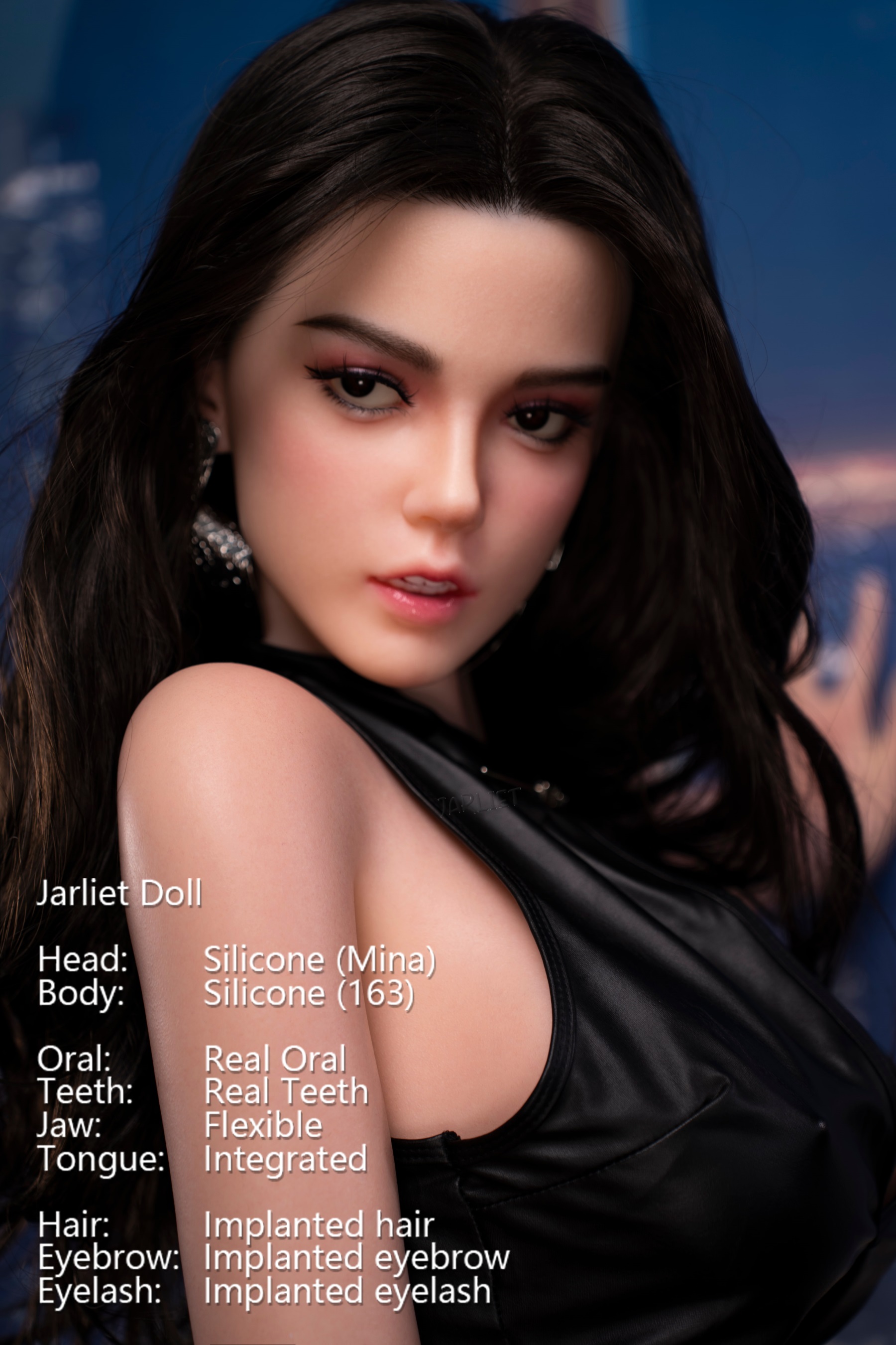 Jarliet | Mina -5ft 3/163cm Fair ROS Head Full Silicone Asian Sex Doll