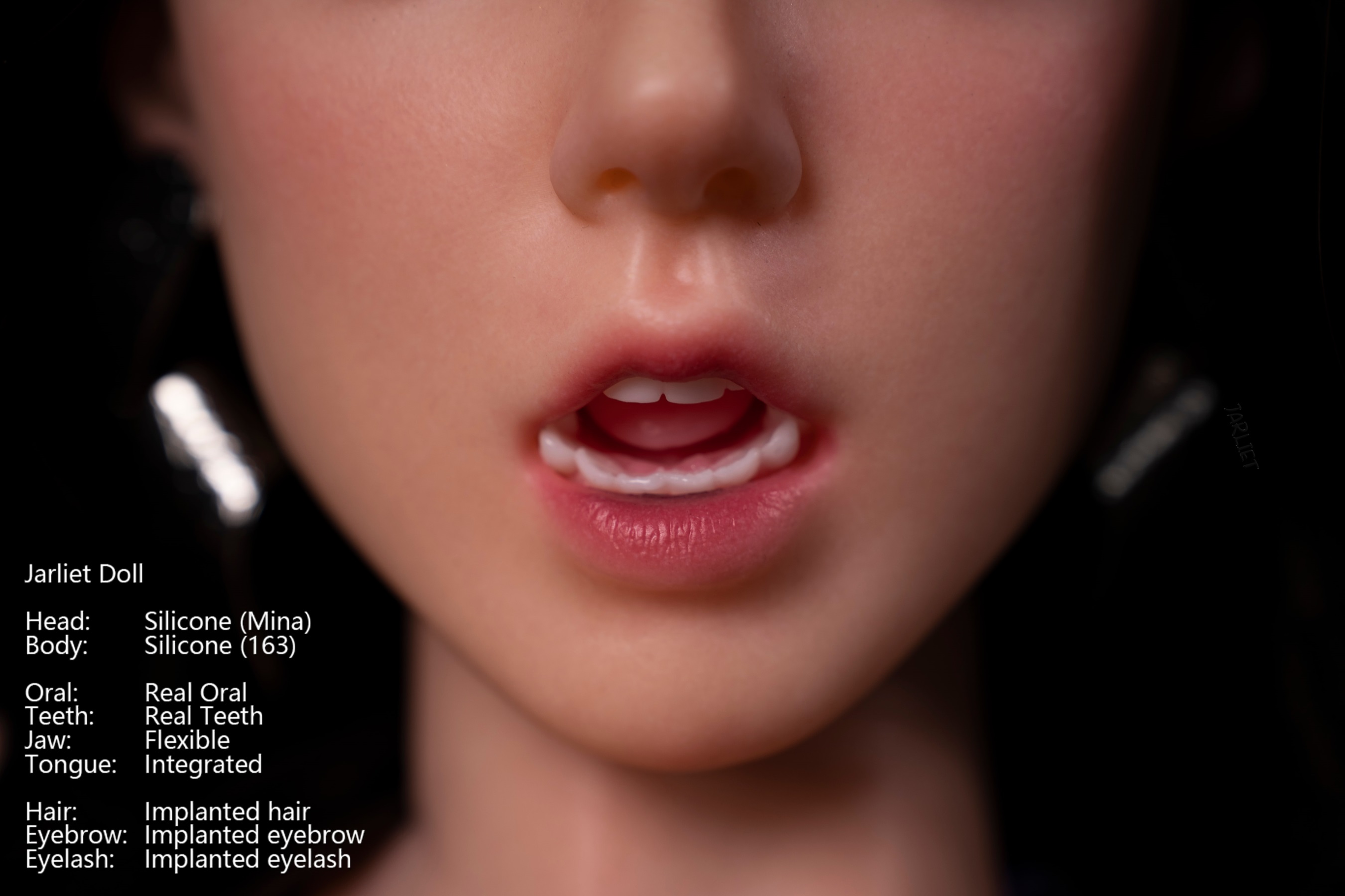 Jarliet | Mina -5ft 3/163cm Fair ROS Head Full Silicone Asian Sex Doll