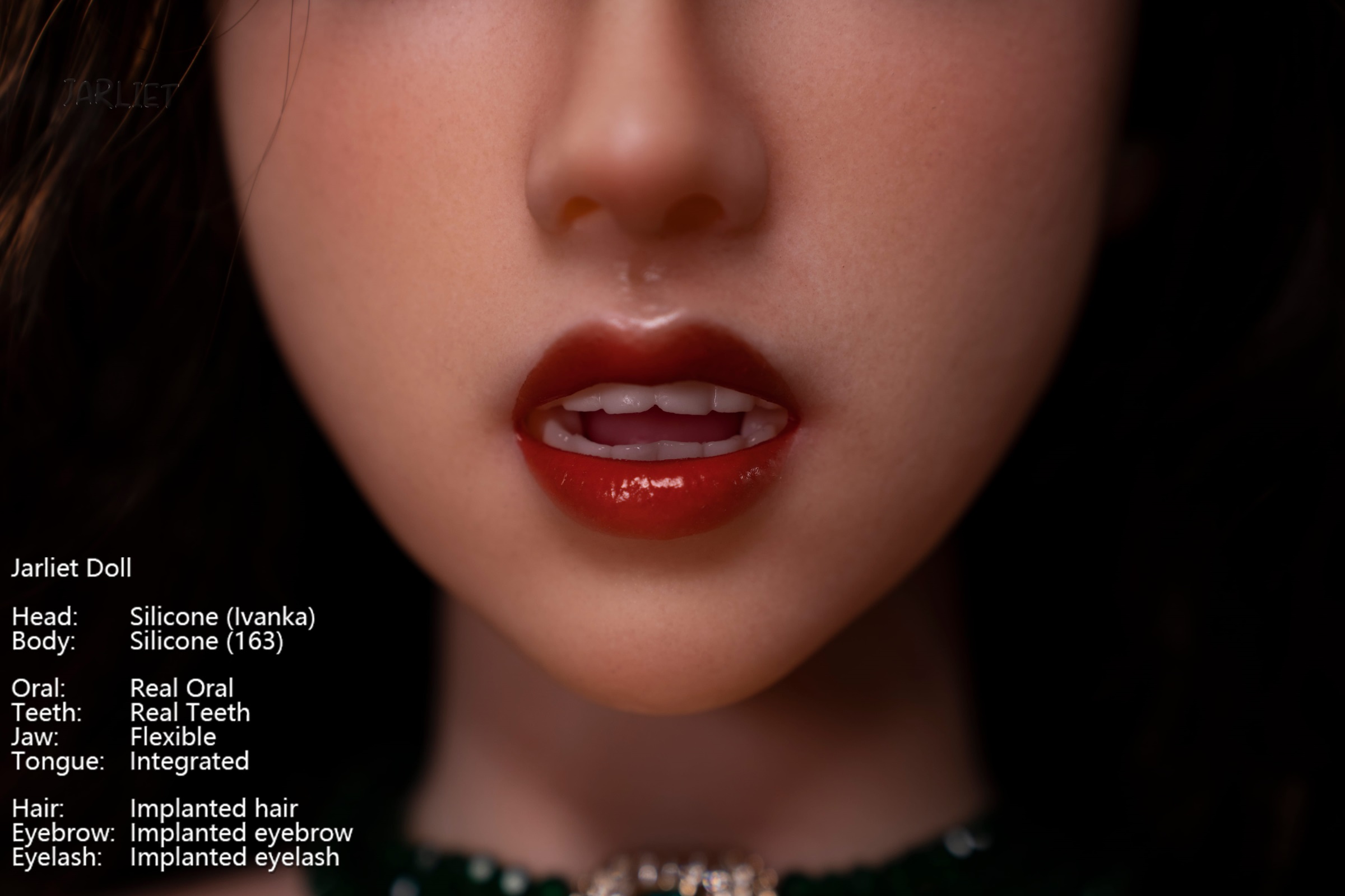 Jarliet | Ivanka -5ft 3/163cm Fair ROS Head Full Silicone Sex Doll