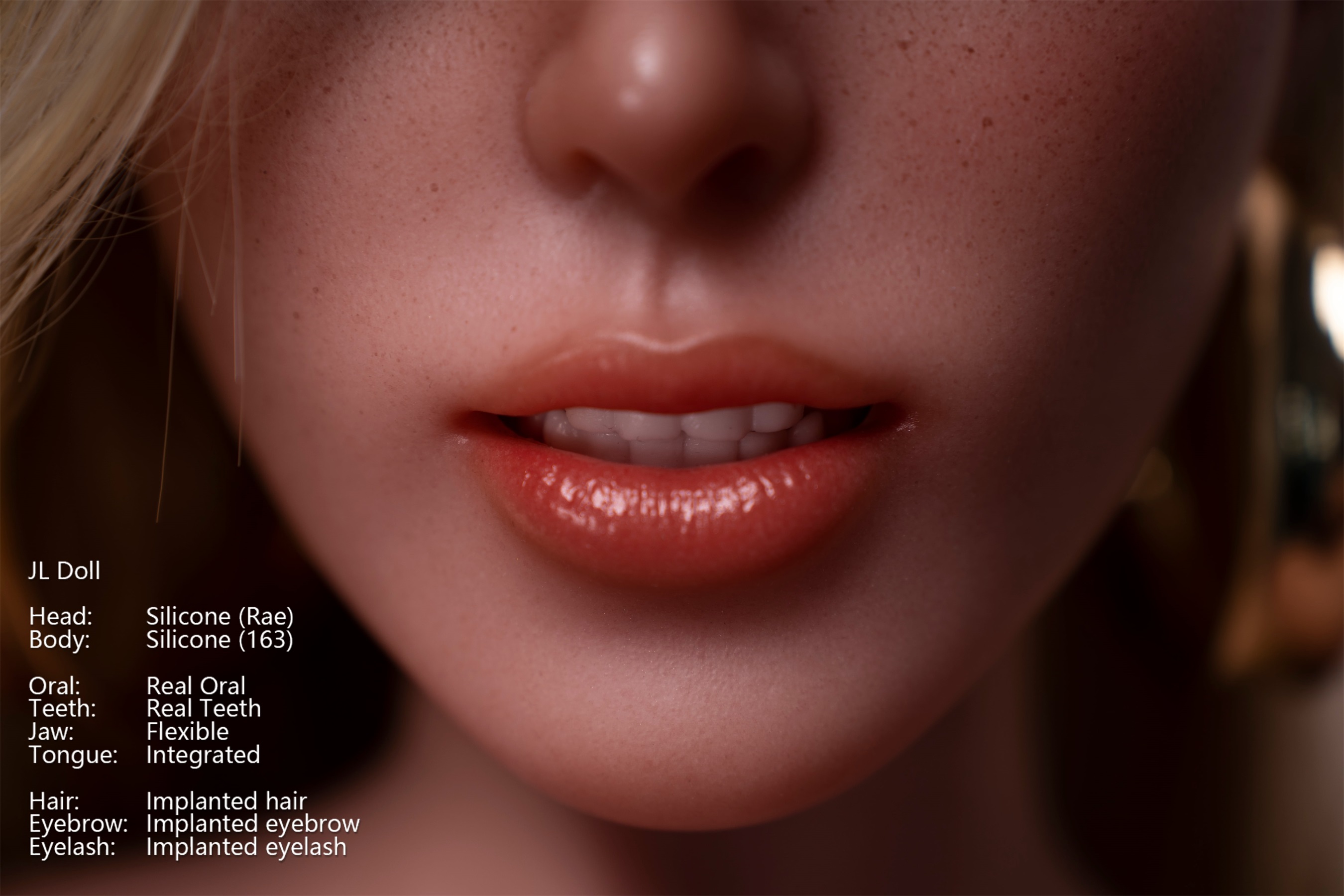 Jarliet | Rae -5ft 3/163cm ROS Head Light Tan Full Silicone Sex Doll