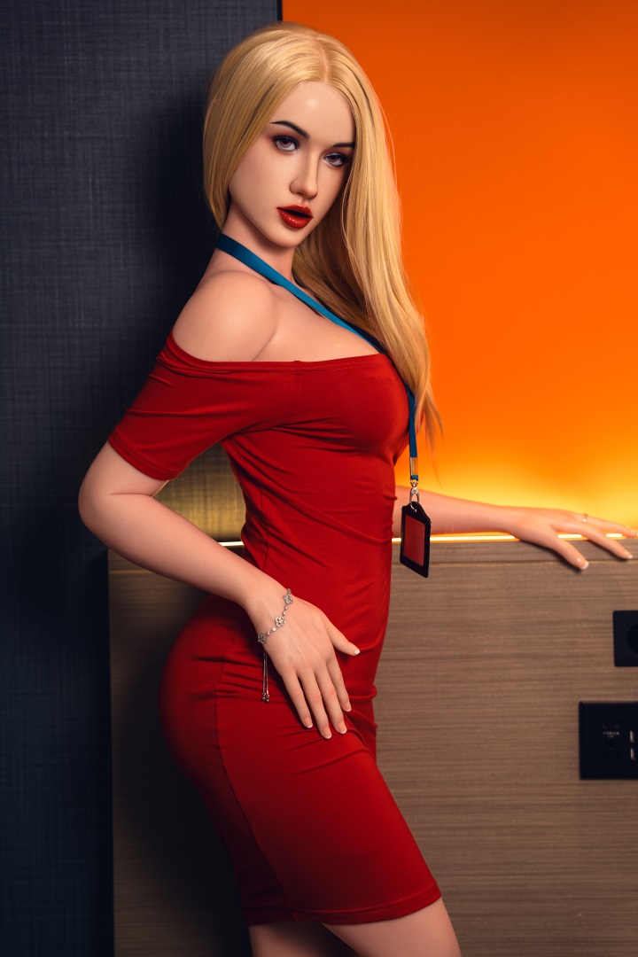 Orange In丨Maxine-5ft 5/165cm Movable Jaw Silicone Sex Doll