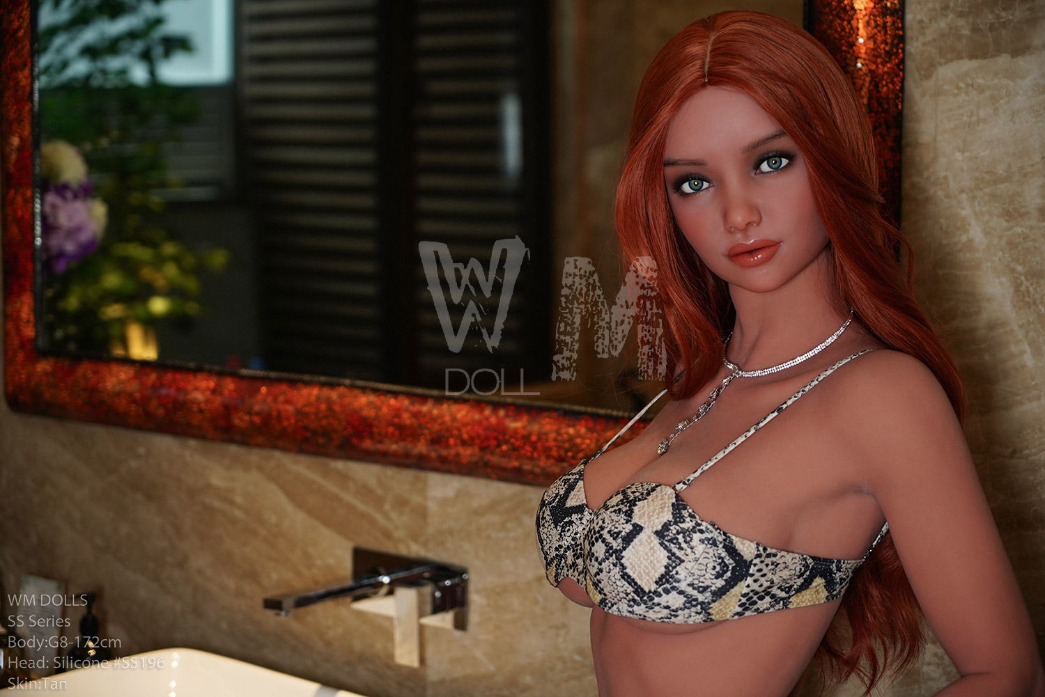 WM | Tania(#SS196) -172cm (5ft8) E-Cup ROS Silicone Head S-TPE Body Sex Doll