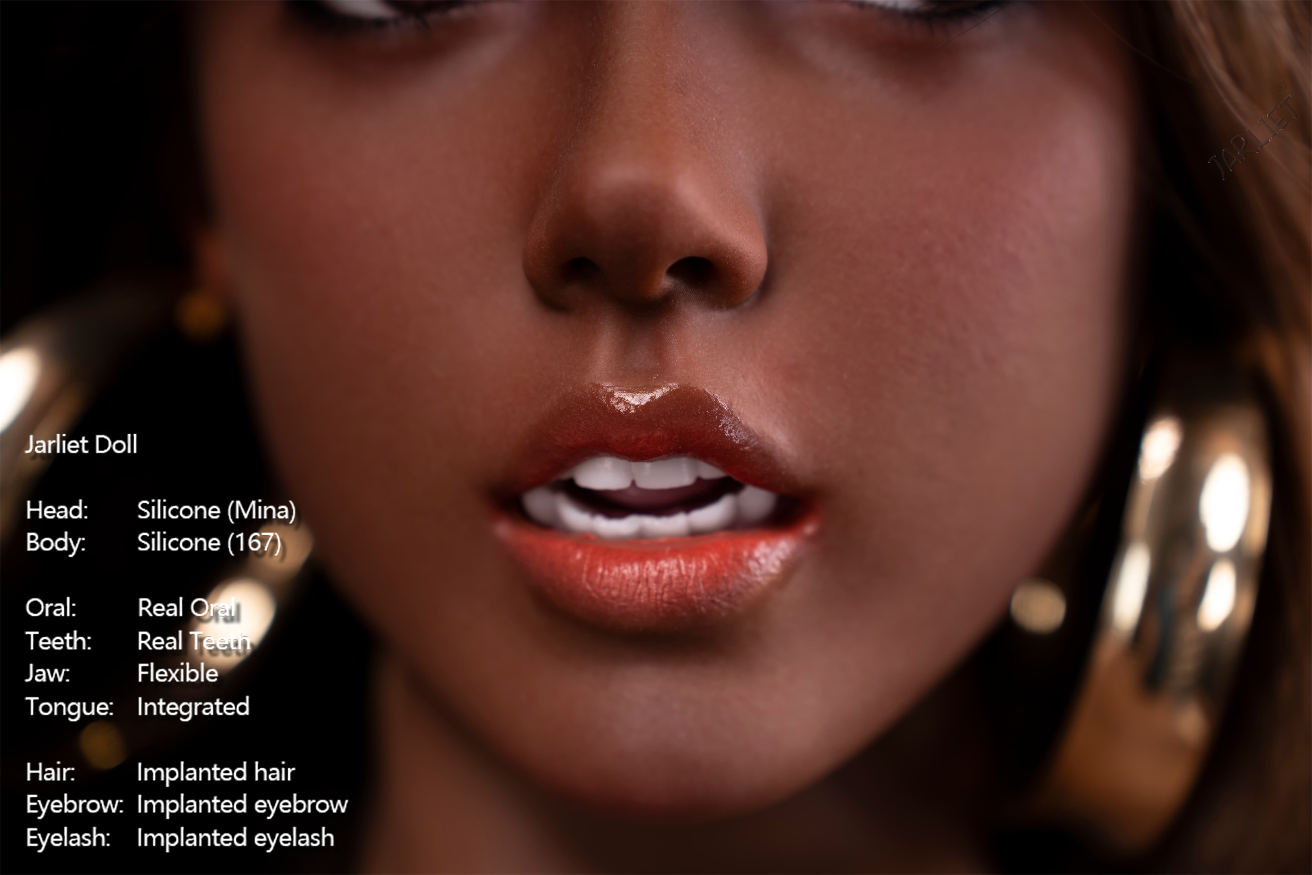 Jarliet丨Mina -5ft 5/167cm ROS Head Latin American Full Silicone Sex Doll