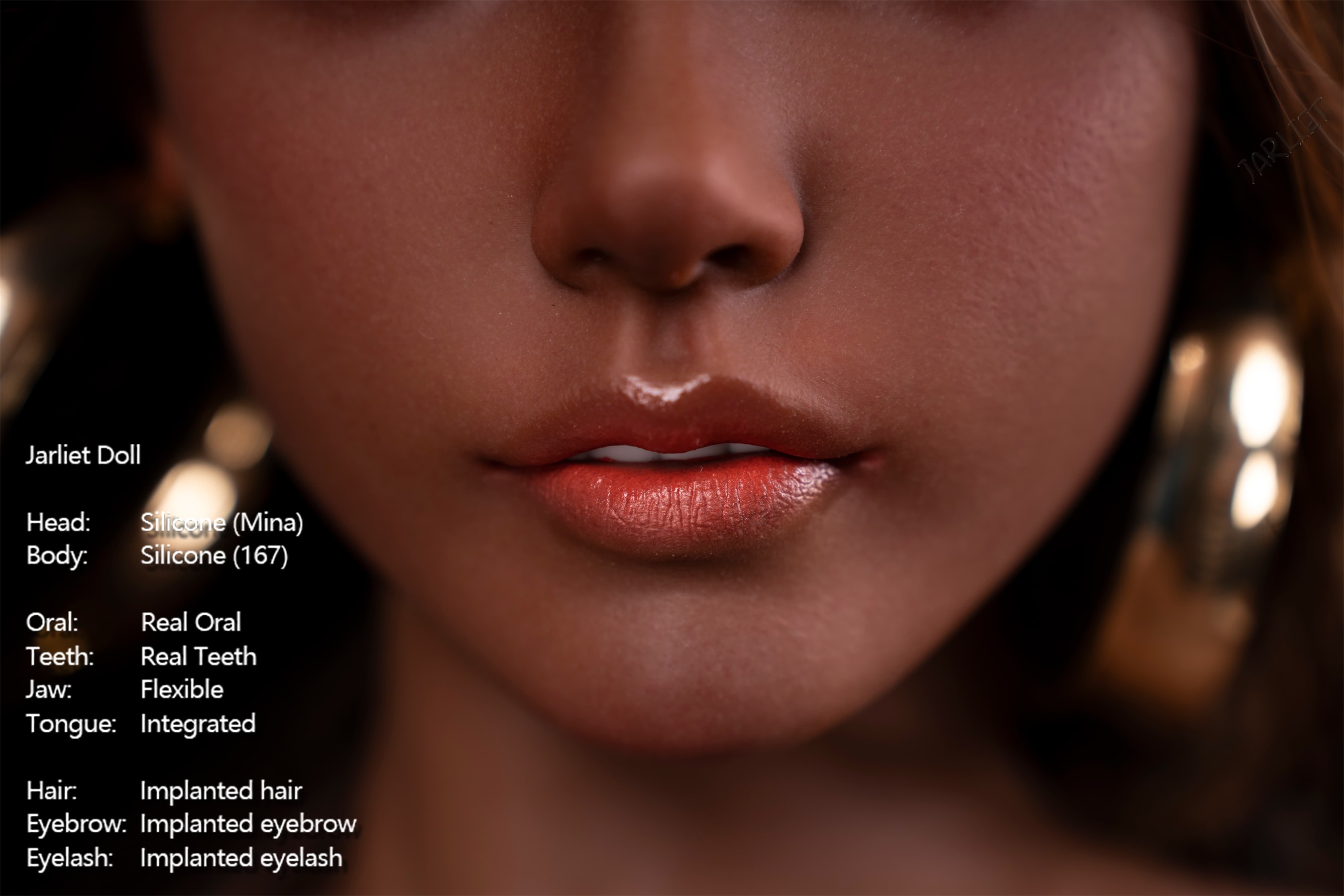Jarliet丨Mina -5ft 5/167cm ROS Head Latin American Full Silicone Sex Doll