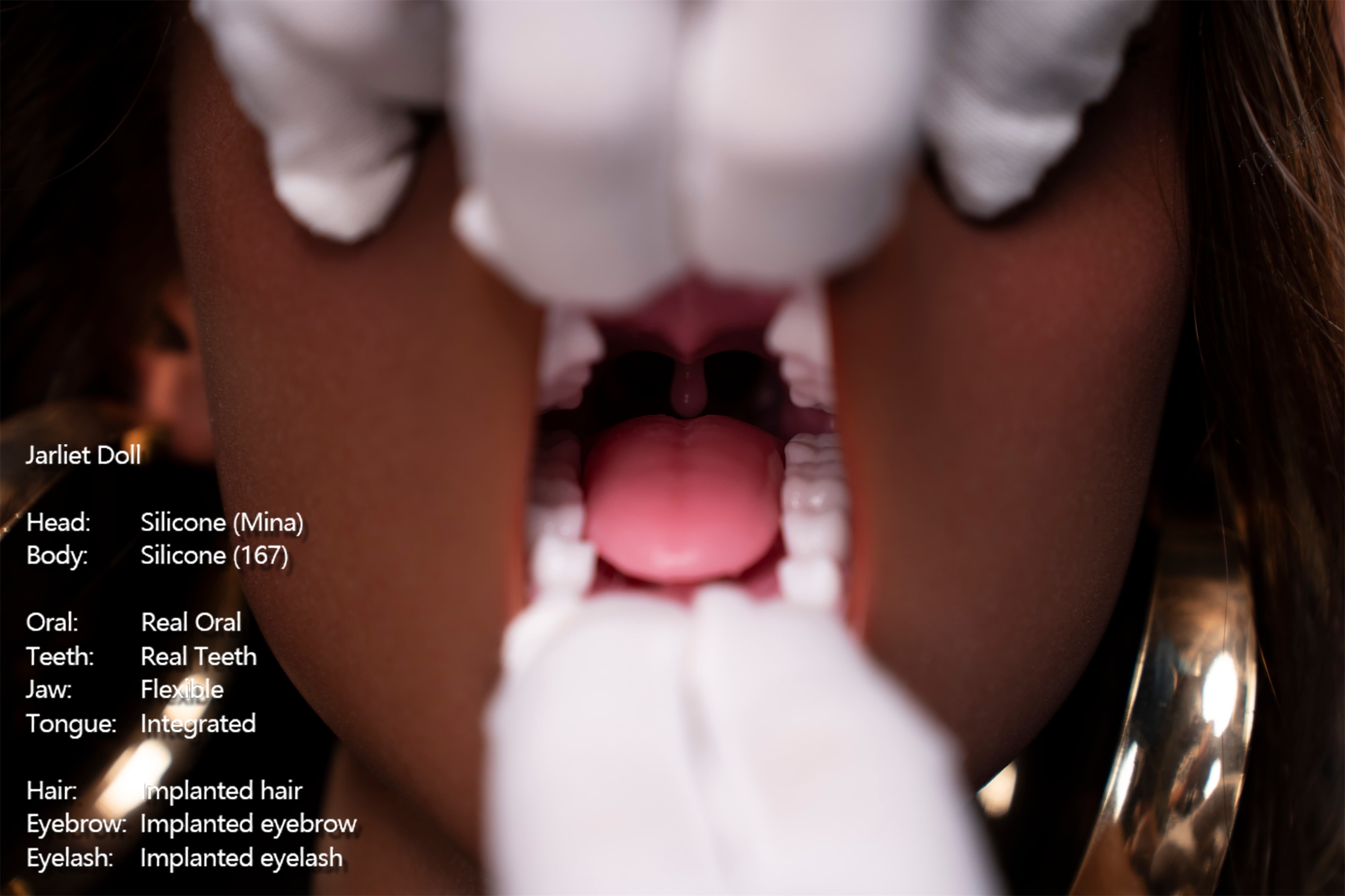 Jarliet丨Mina -5ft 5/167cm ROS Head Latin American Full Silicone Sex Doll