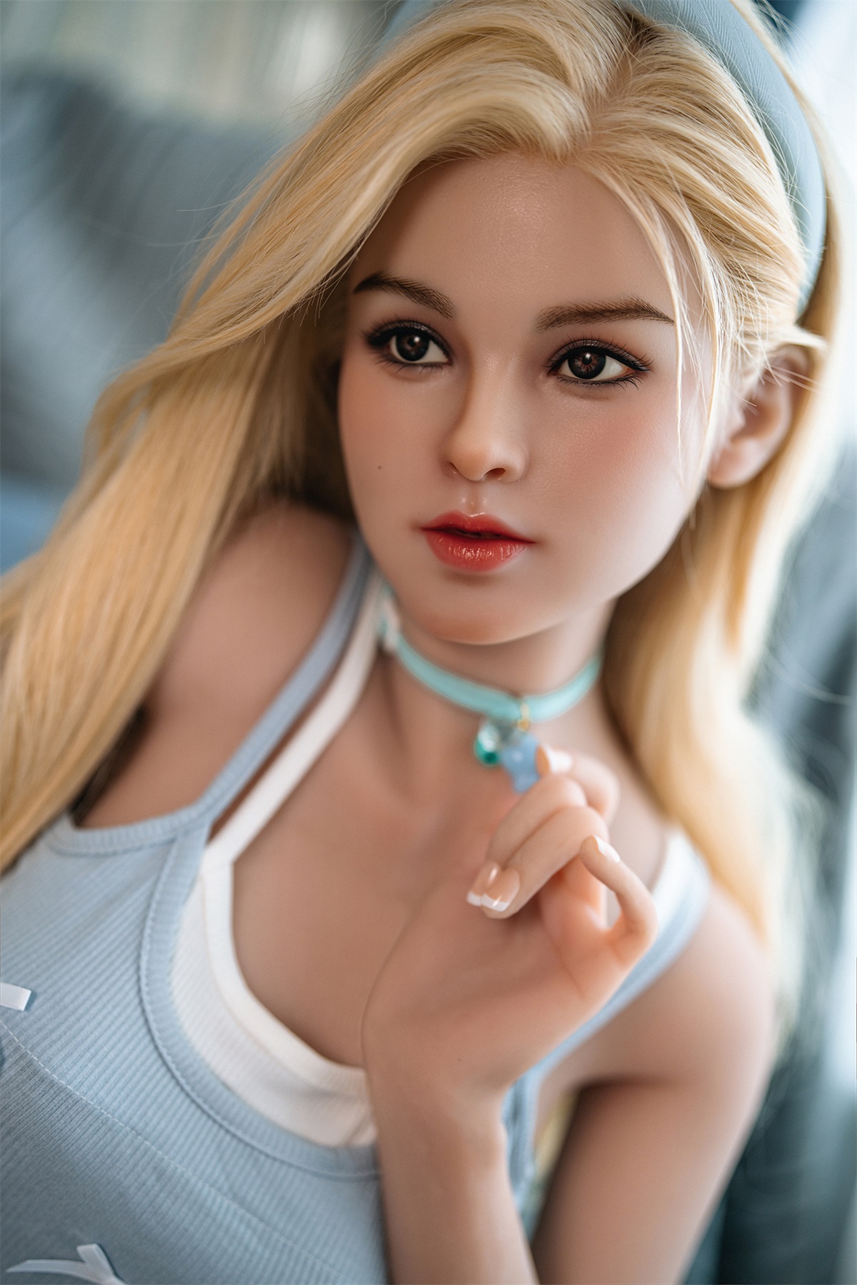 Luna - 4ft10(148cm) Movable Jaw Silicone Head Sex Doll 