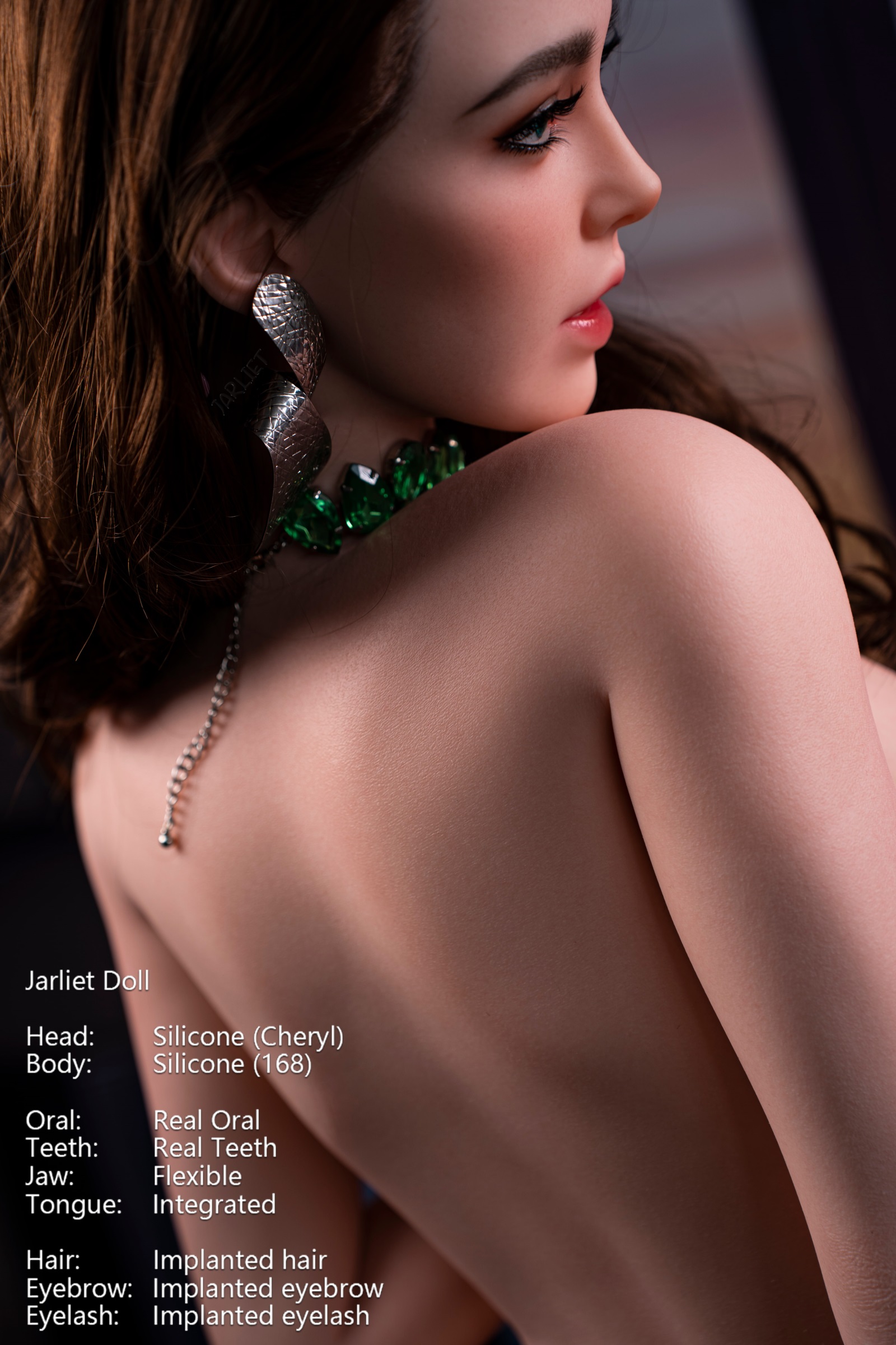 Jarliet | Cheryl -5ft 6/168cm D-Cup ROS Head Silicone Sex Doll