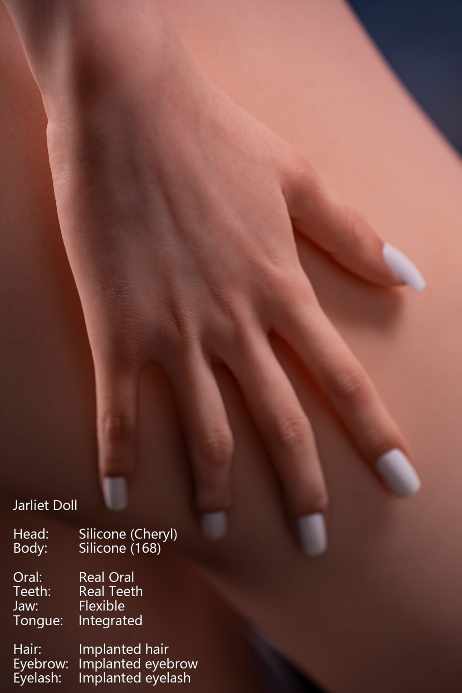 Jarliet | Cheryl -5ft 6/168cm D-Cup ROS Head Silicone Sex Doll