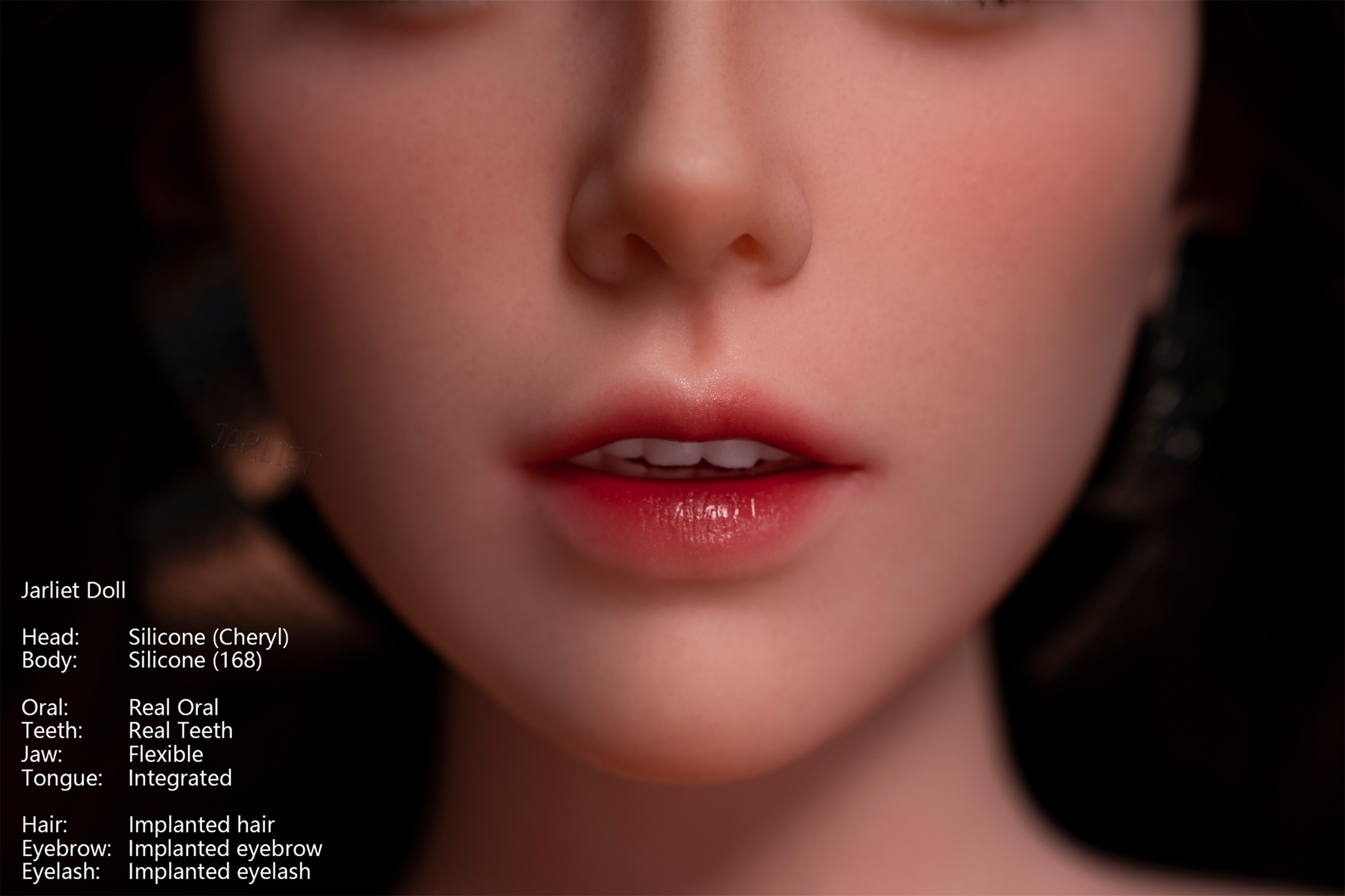 Jarliet | Cheryl -5ft 6/168cm D-Cup ROS Head Silicone Sex Doll