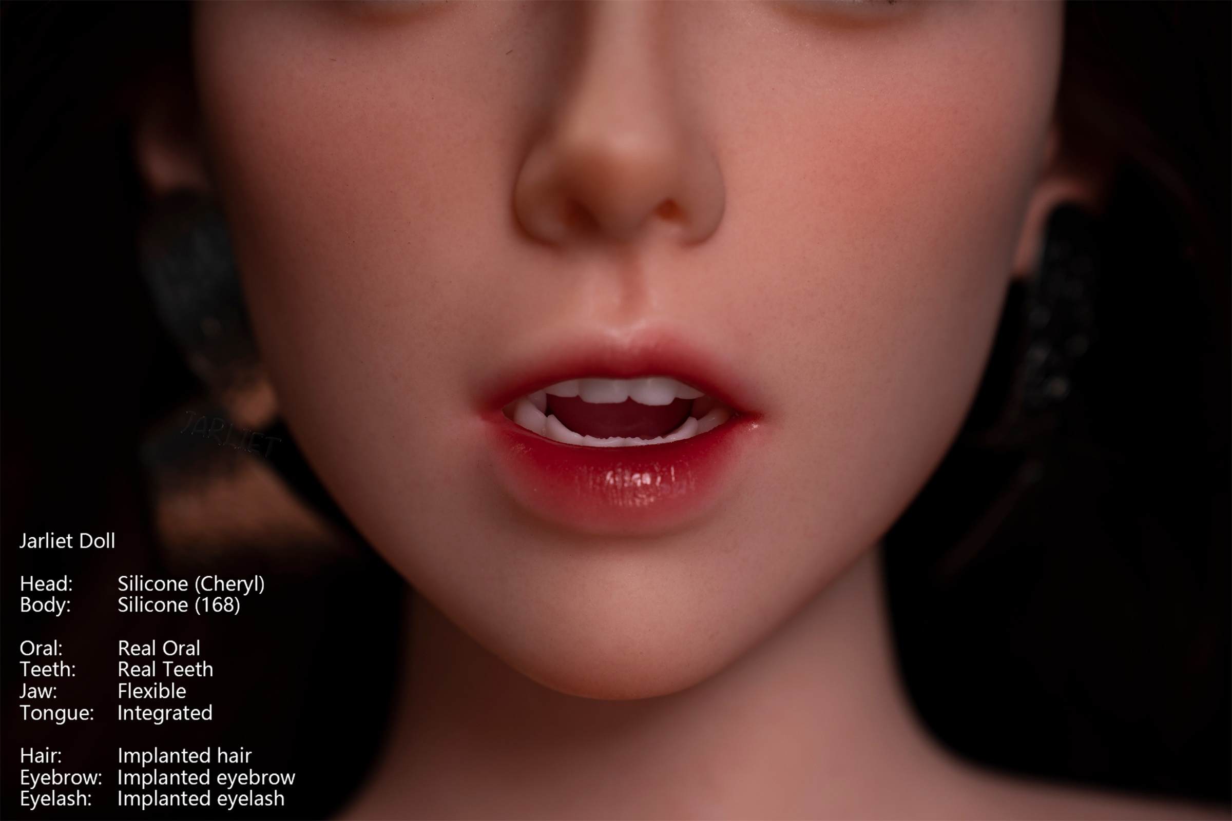 Jarliet | Cheryl -5ft 6/168cm D-Cup ROS Head Silicone Sex Doll