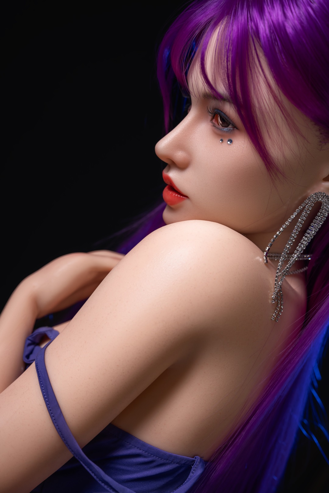 Orange In丨Liz-5ft 5/165cm Movable Jaw Silicone Sex Doll