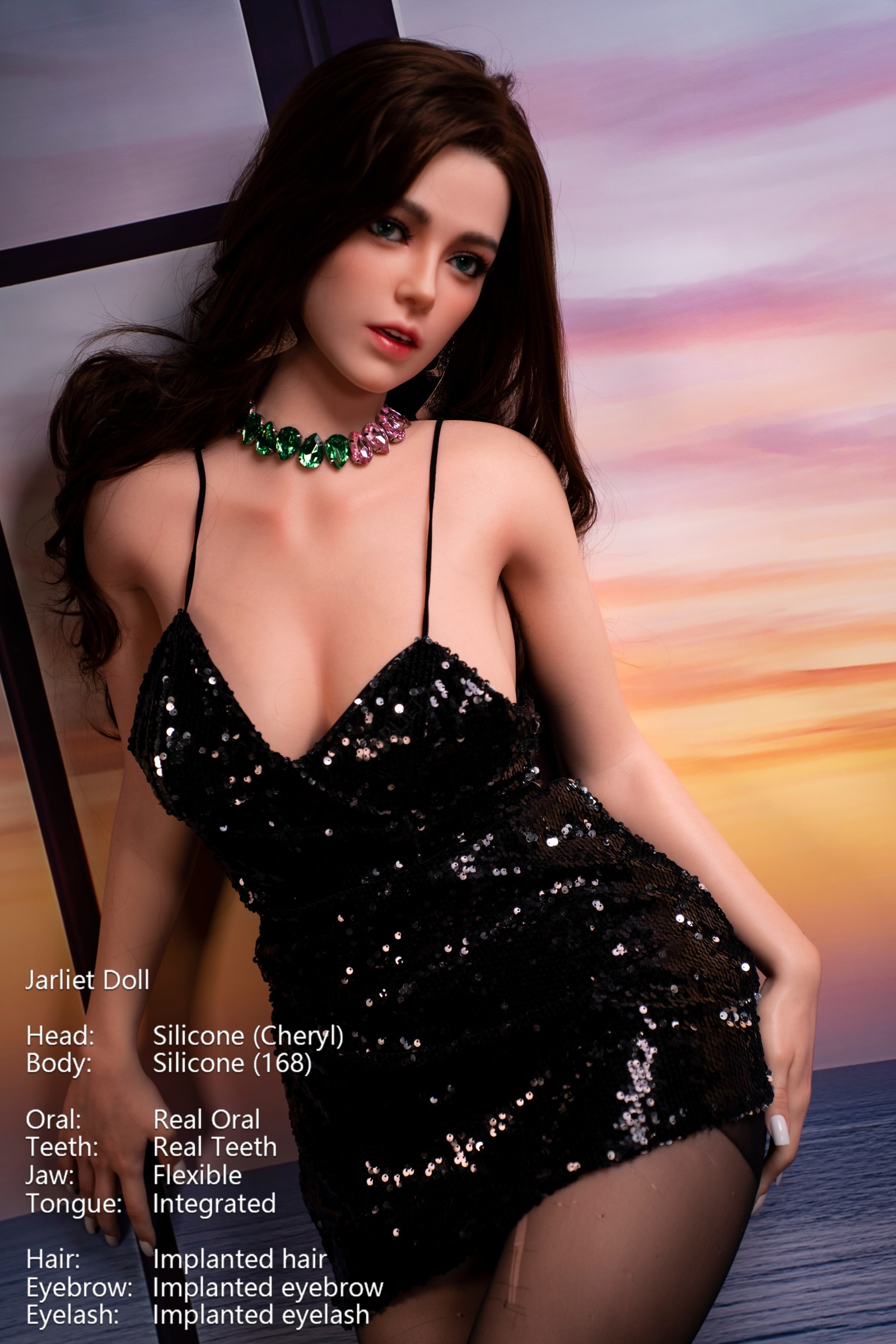 Jarliet | Cheryl -5ft 6/168cm D-Cup ROS Head Silicone Sex Doll