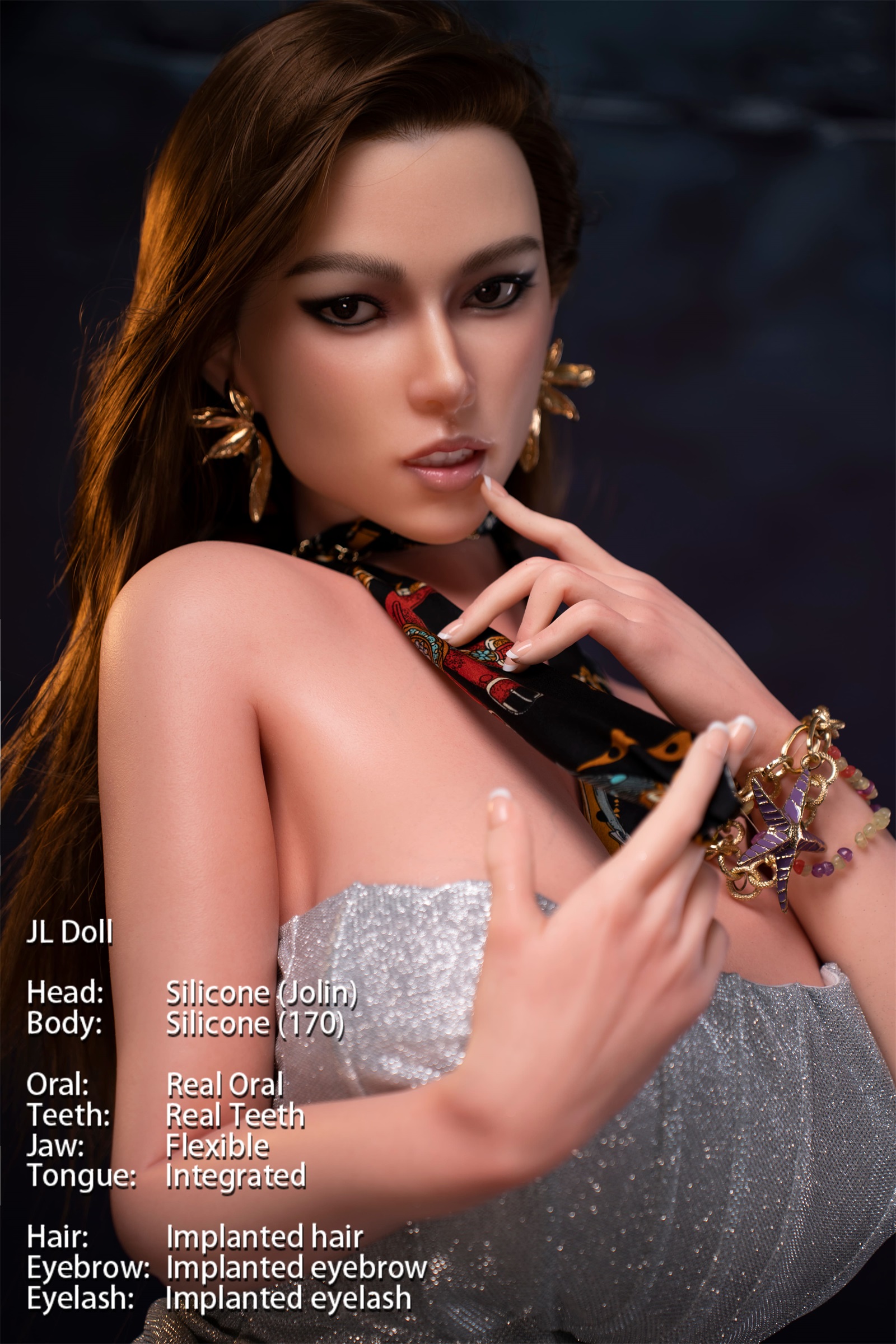 Jarliet | Jolin -5ft 7/170cm G-Cup ROS Head Silicone Sex Doll