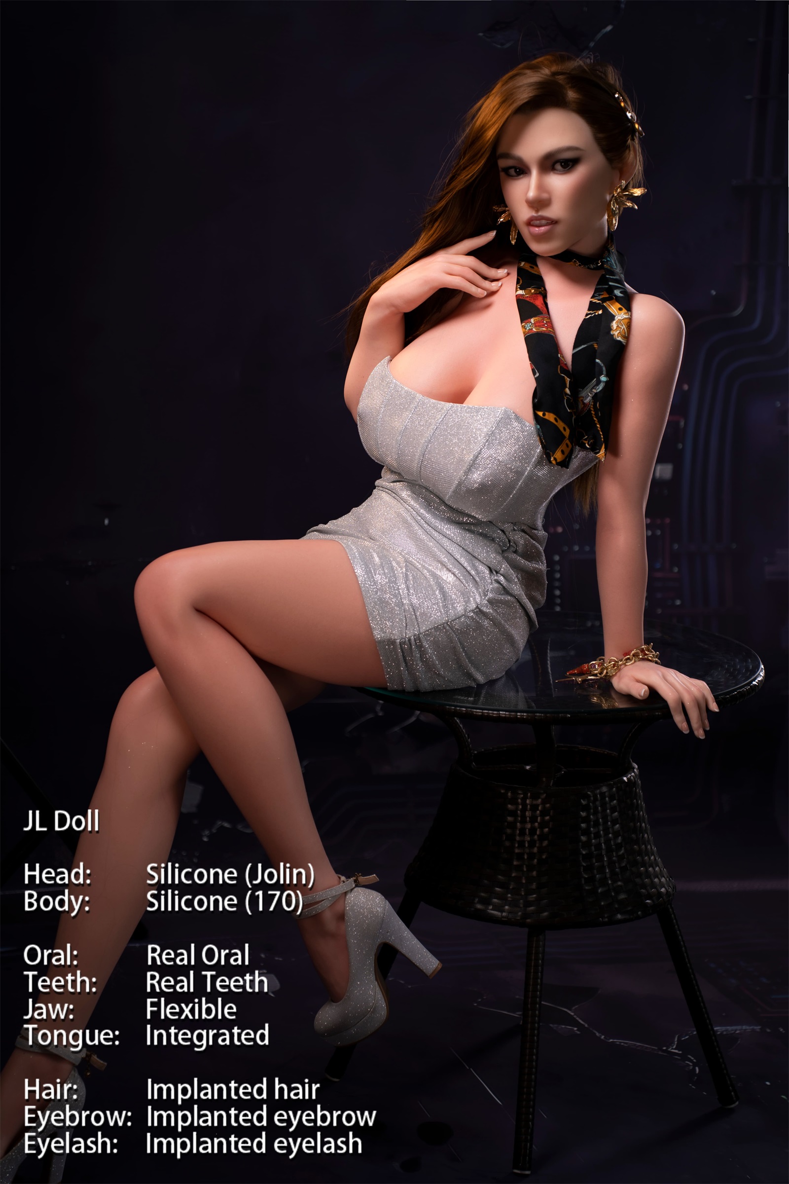 Jarliet | Jolin -5ft 7/170cm G-Cup ROS Head Silicone Sex Doll