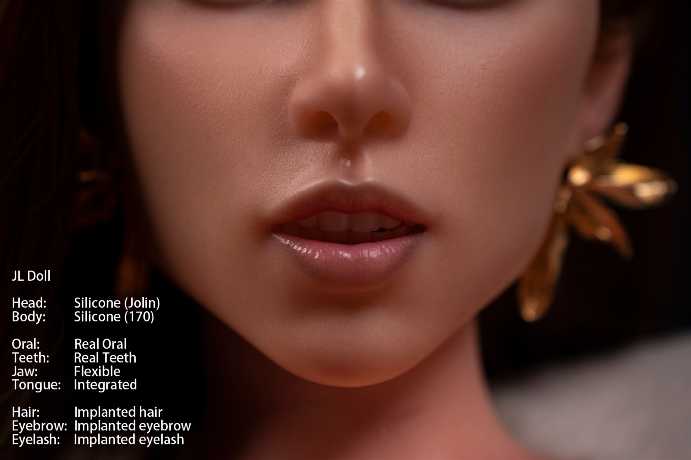 Jarliet | Jolin -5ft 7/170cm G-Cup ROS Head Silicone Sex Doll