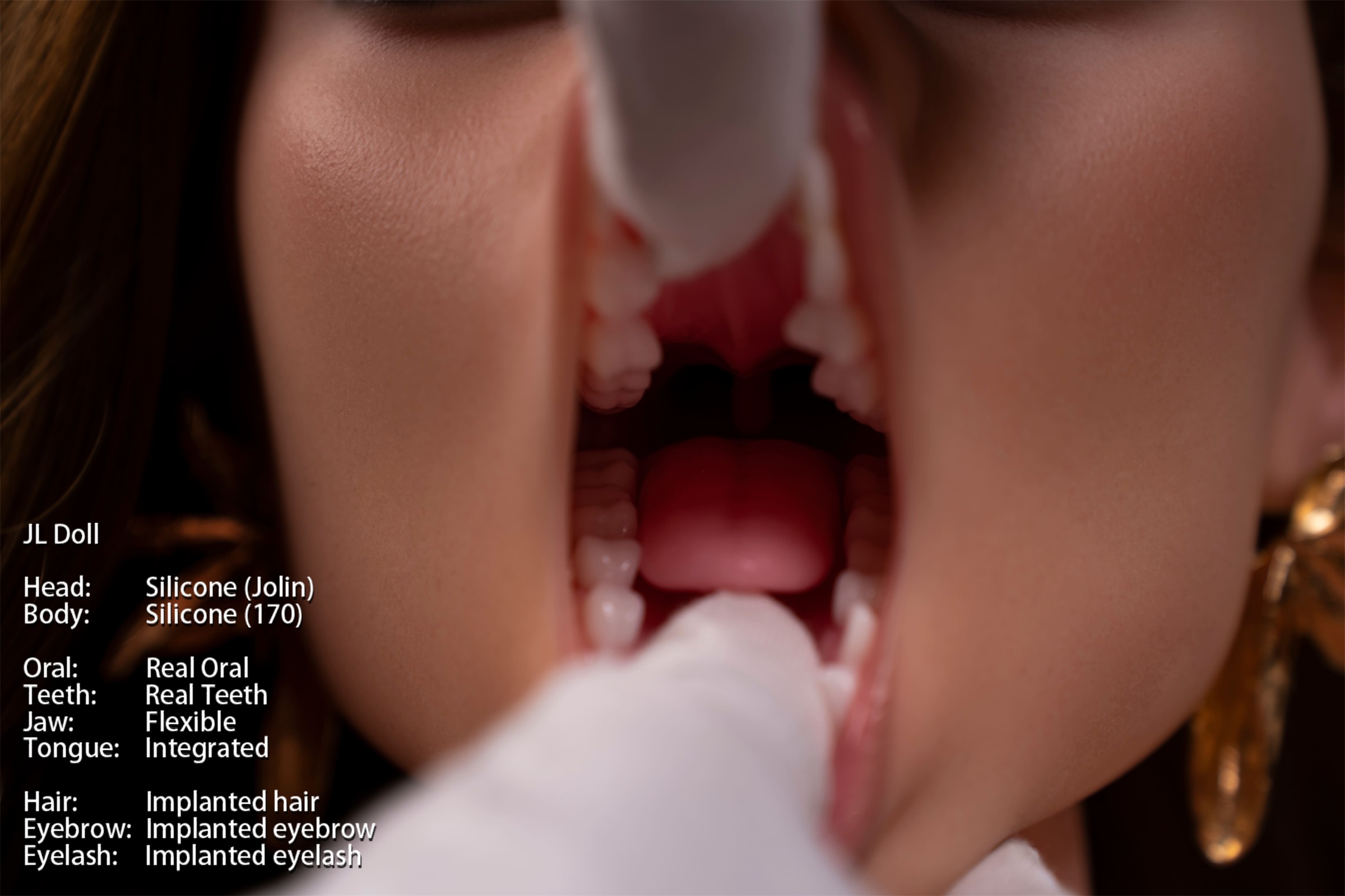 Jarliet | Jolin -5ft 7/170cm G-Cup ROS Head Silicone Sex Doll