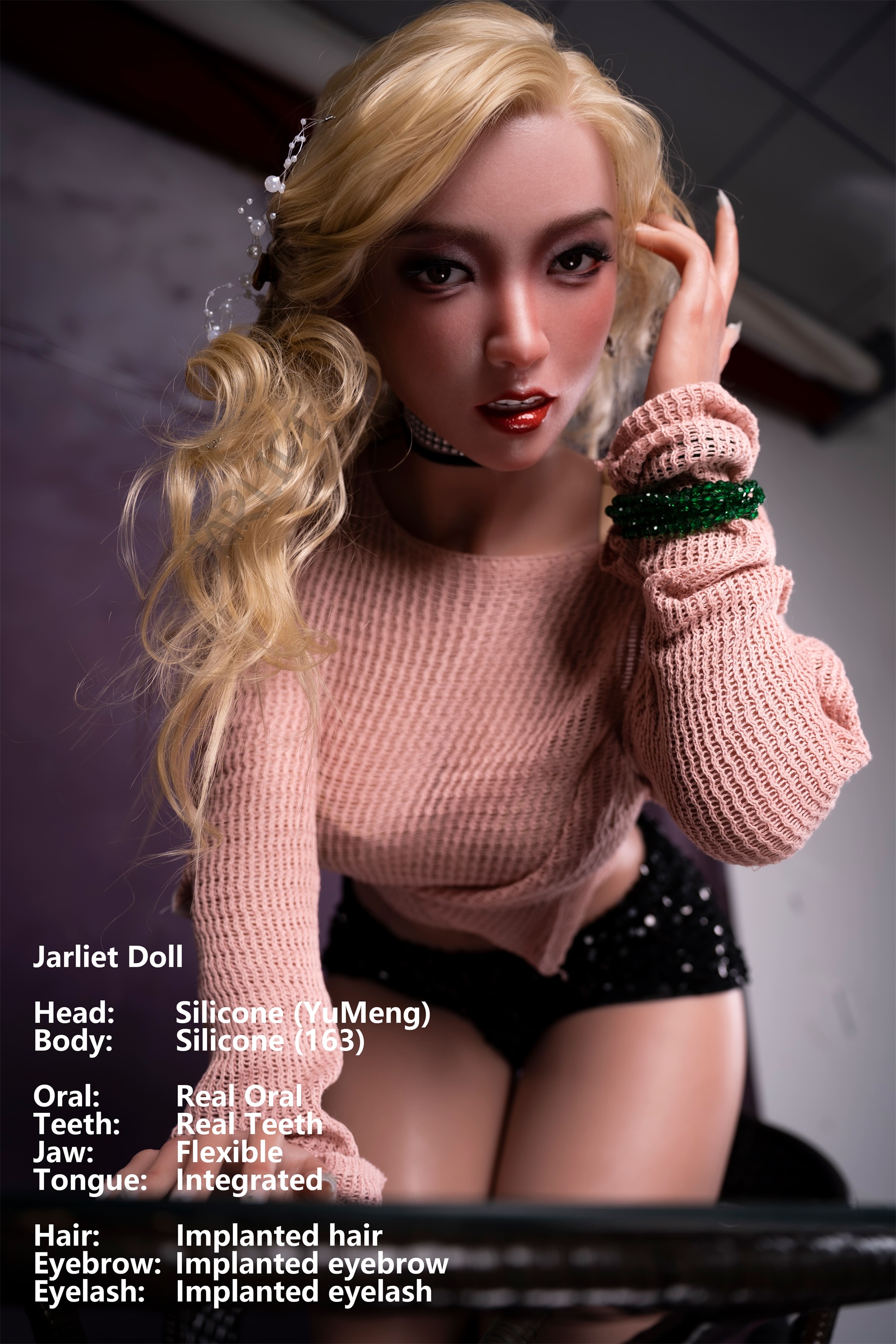 Jarliet | YuMeng -5ft 3/163cm ROS Head Light Tan Full Silicone Sex Doll