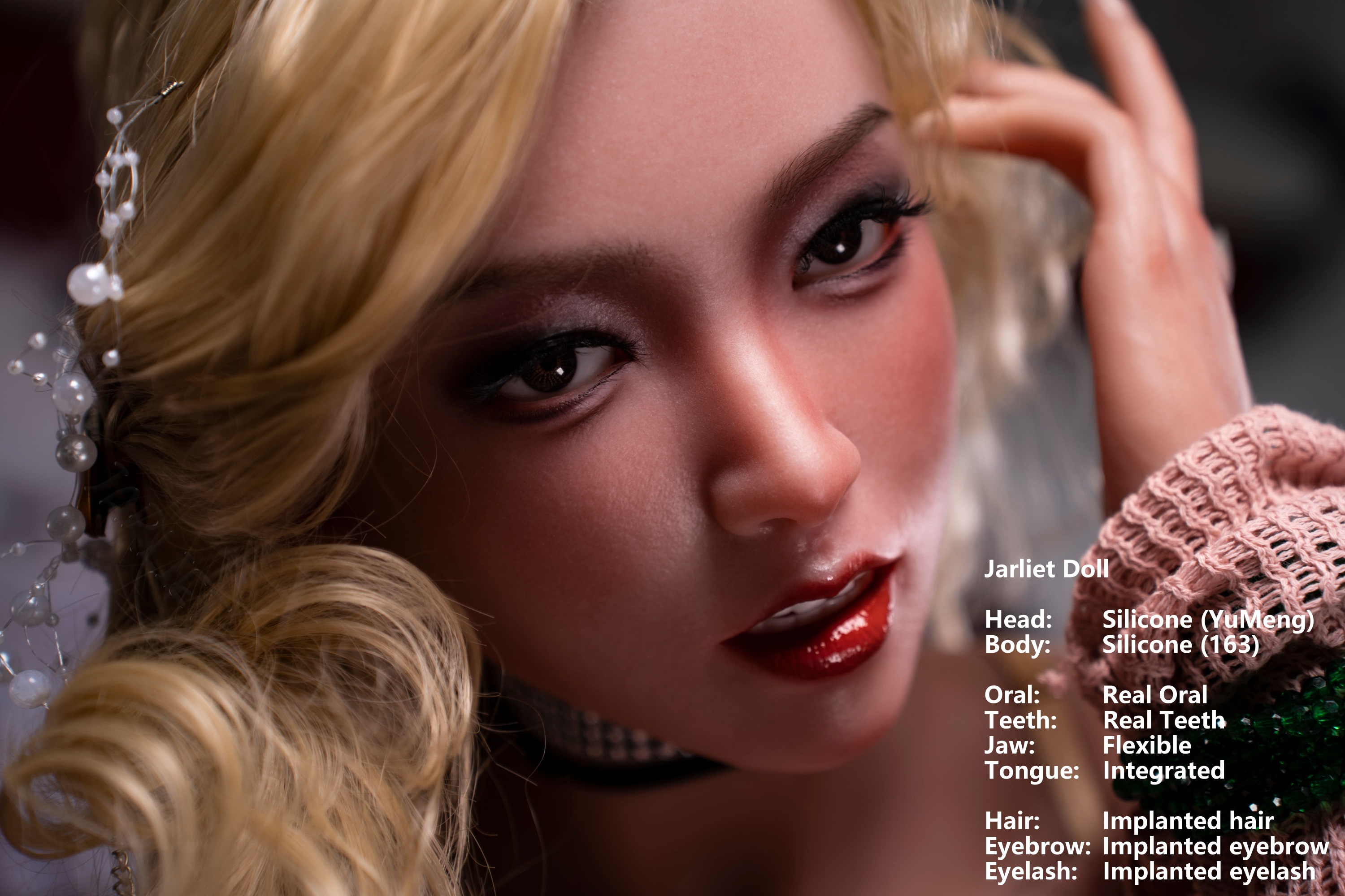 Jarliet | YuMeng -5ft 3/163cm ROS Head Light Tan Full Silicone Sex Doll