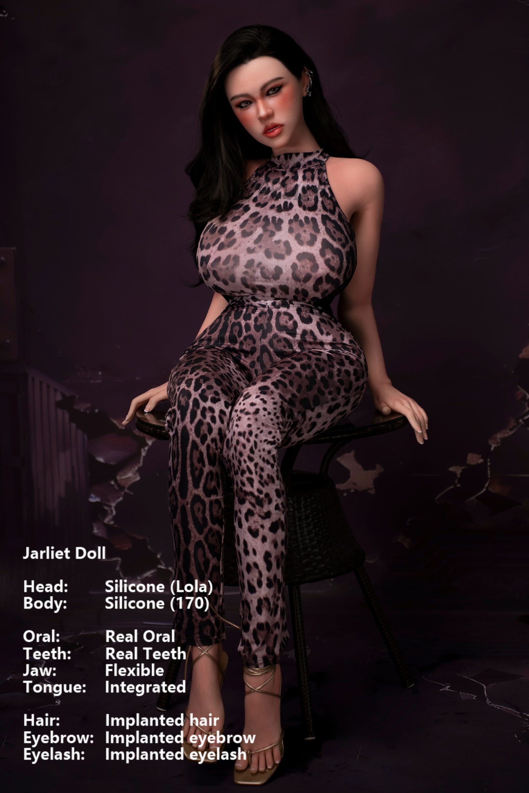Jarliet | Lola -5ft 7/170cm G-Cup ROS Head Silicone Sex Doll