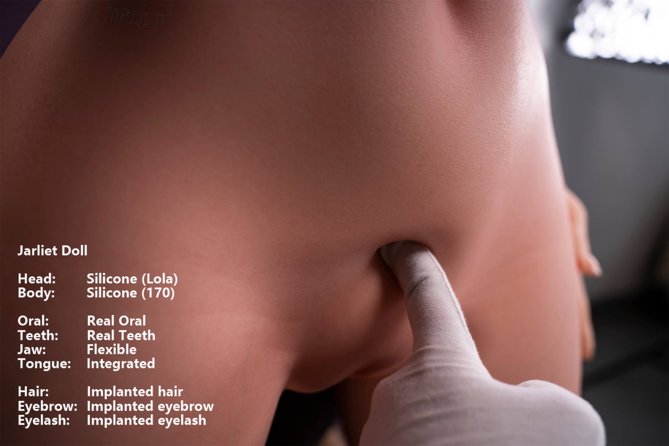 Jarliet | Lola -5ft 7/170cm G-Cup ROS Head Silicone Sex Doll
