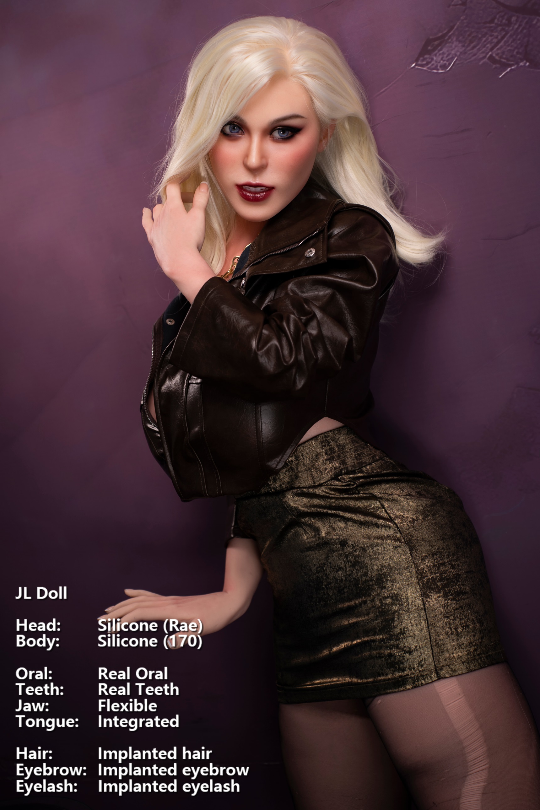 Jarliet | Rae -5ft 7/170cm G-Cup ROS Head Silicone Sex Doll