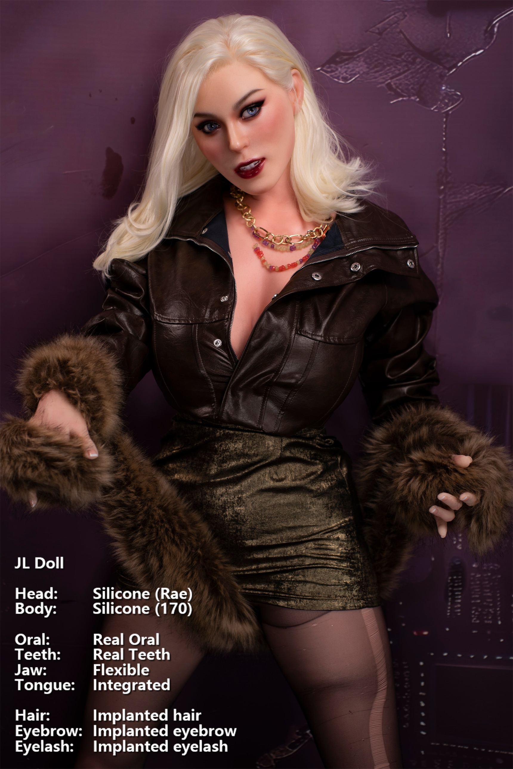 Jarliet | Rae -5ft 7/170cm G-Cup ROS Head Silicone Sex Doll