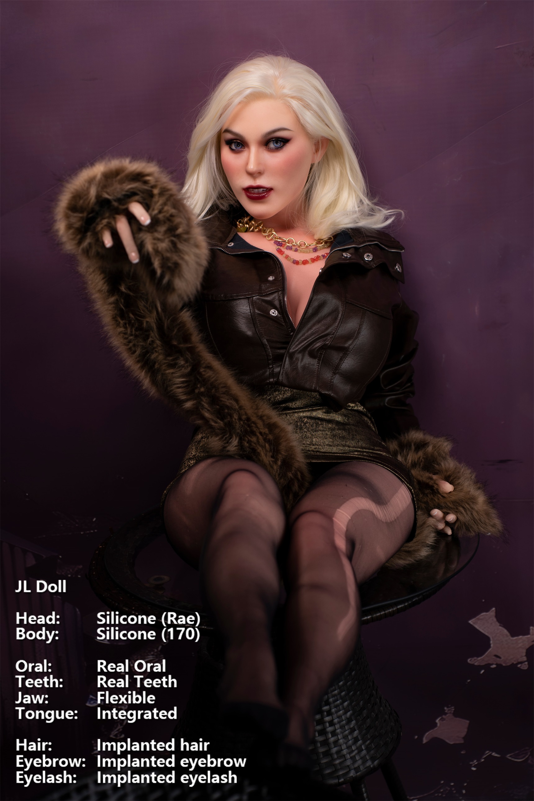 Jarliet | Rae -5ft 7/170cm G-Cup ROS Head Silicone Sex Doll