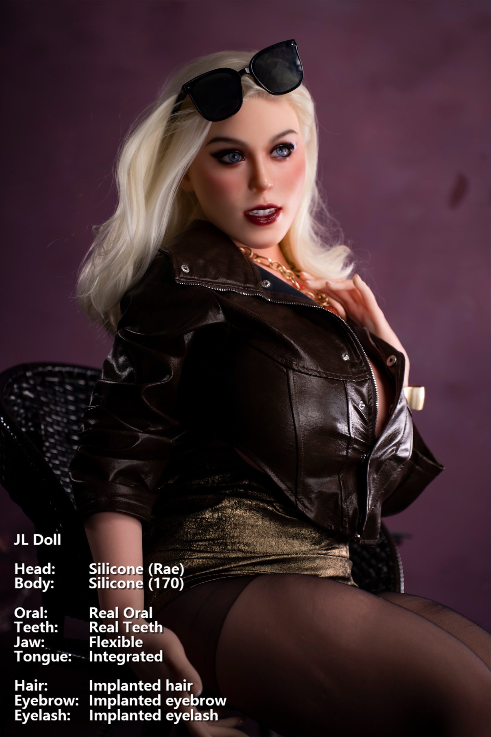 Jarliet | Rae -5ft 7/170cm G-Cup ROS Head Silicone Sex Doll