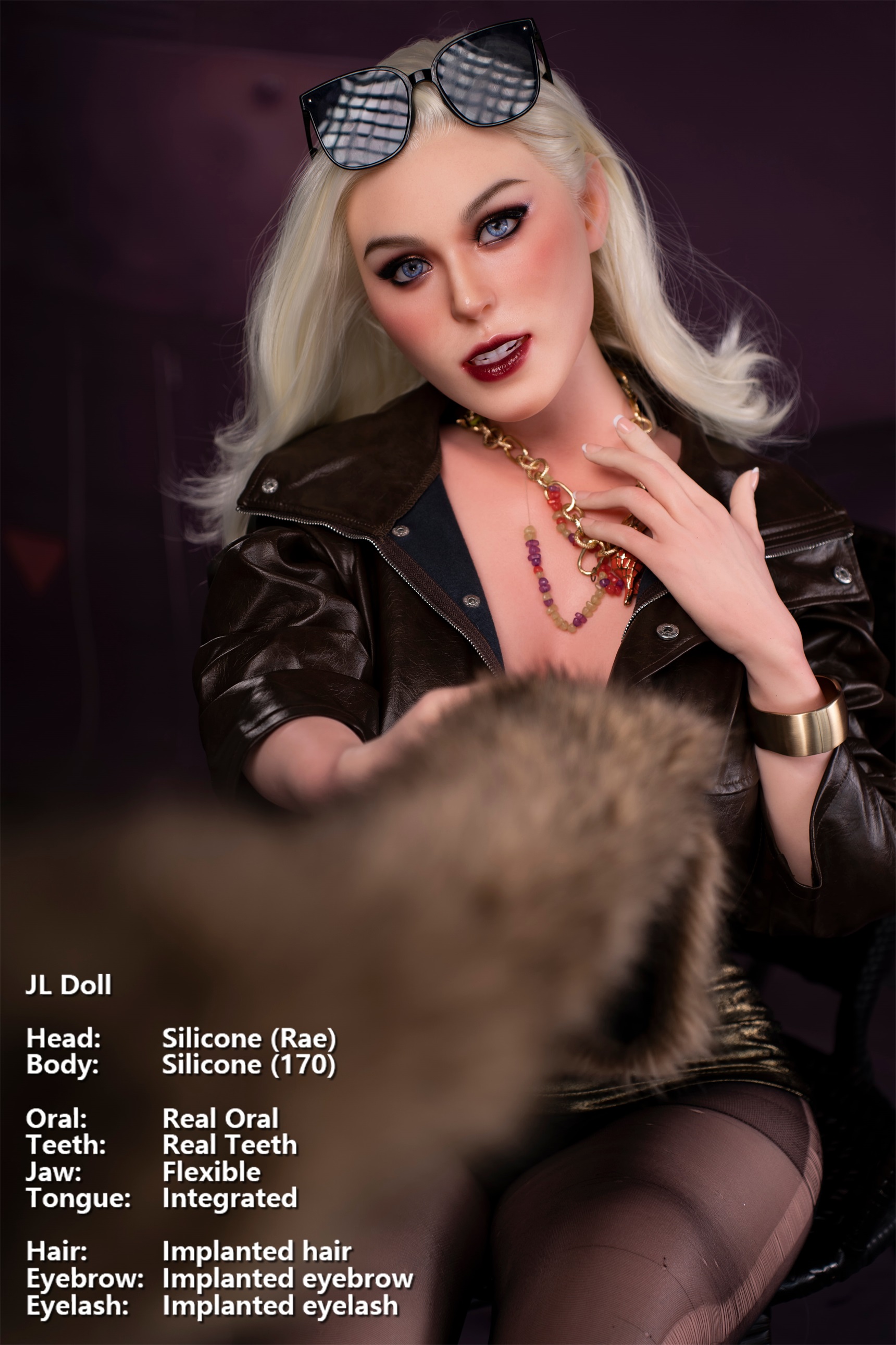 Jarliet | Rae -5ft 7/170cm G-Cup ROS Head Silicone Sex Doll